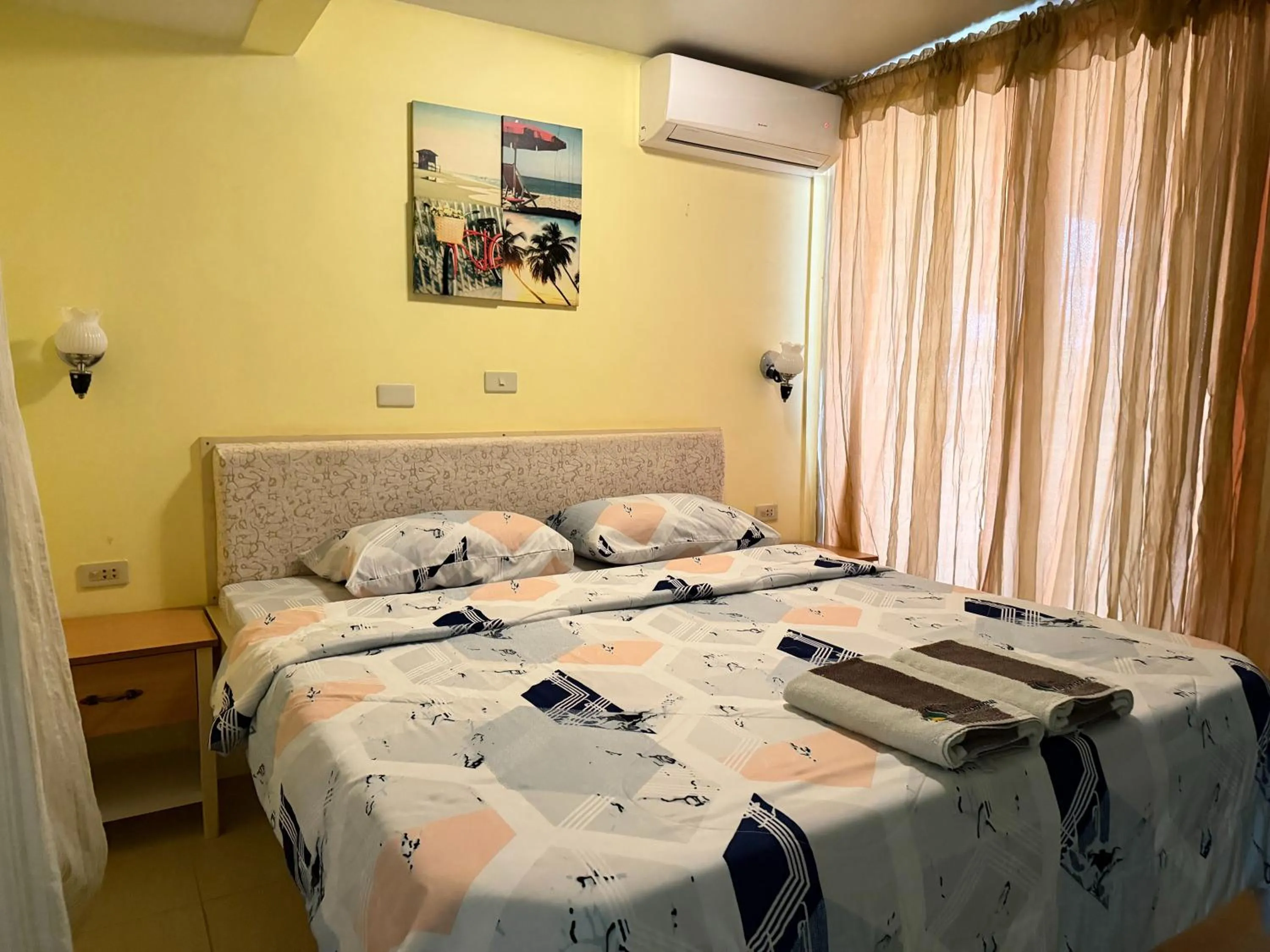 Bed in SEAVIEW BEACH RESORT