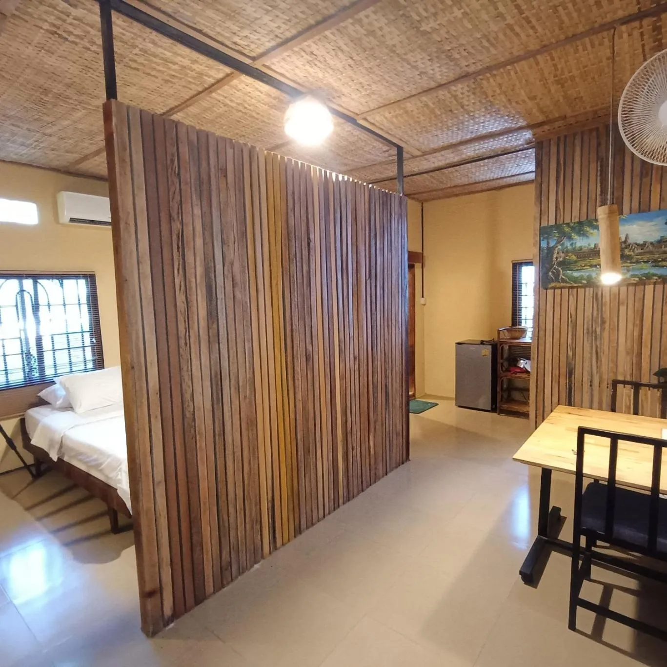 Kitchen or kitchenette, Bed in Siem Reap Homesteading II
