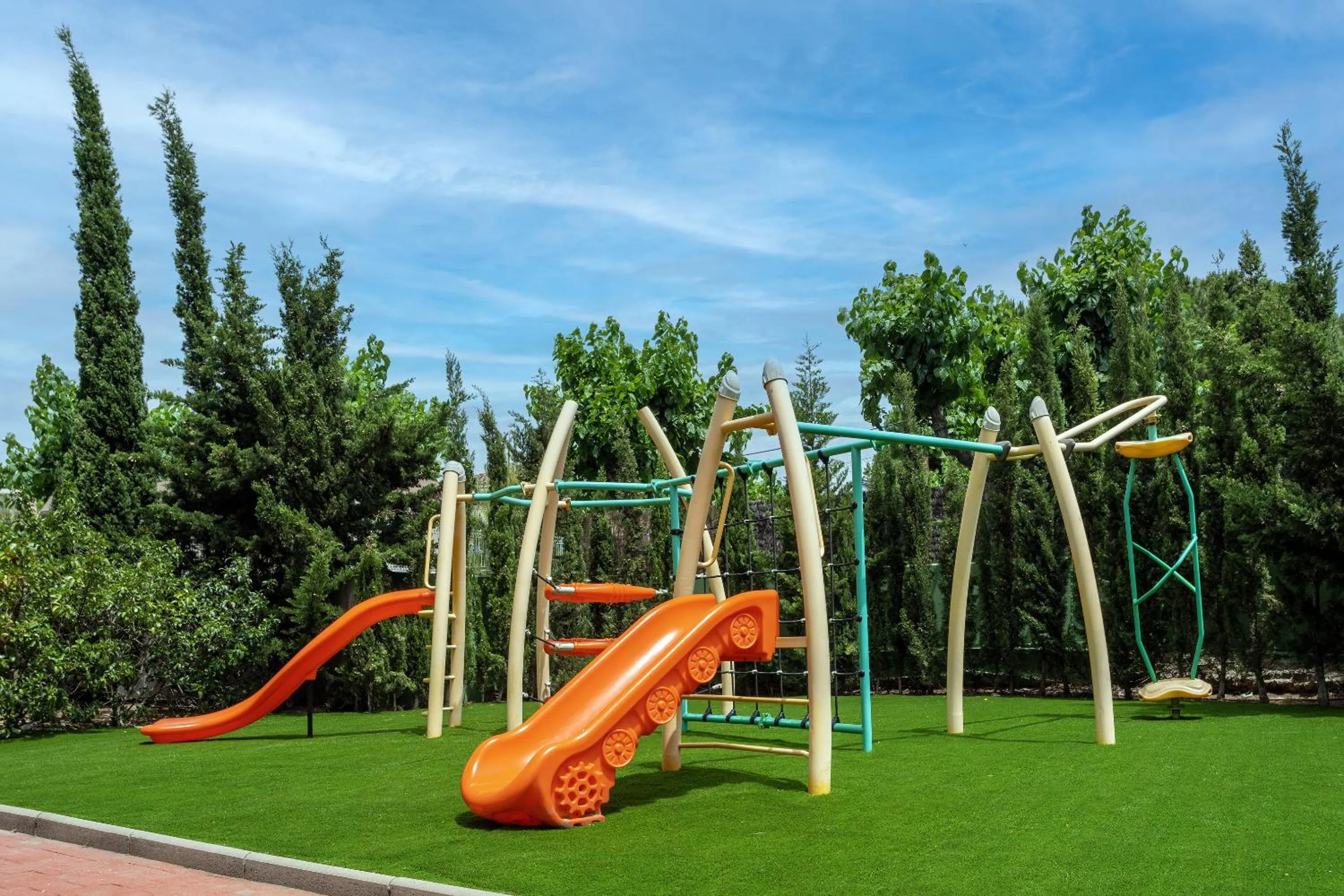 Children play ground in Ponient Pirámide Salou by PortAventura World