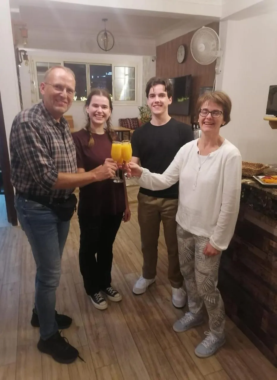 Family in Champollion Hostel