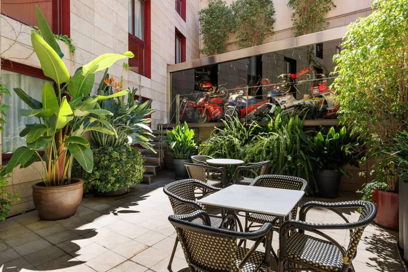 Patio in Hotel Ronda Lesseps
