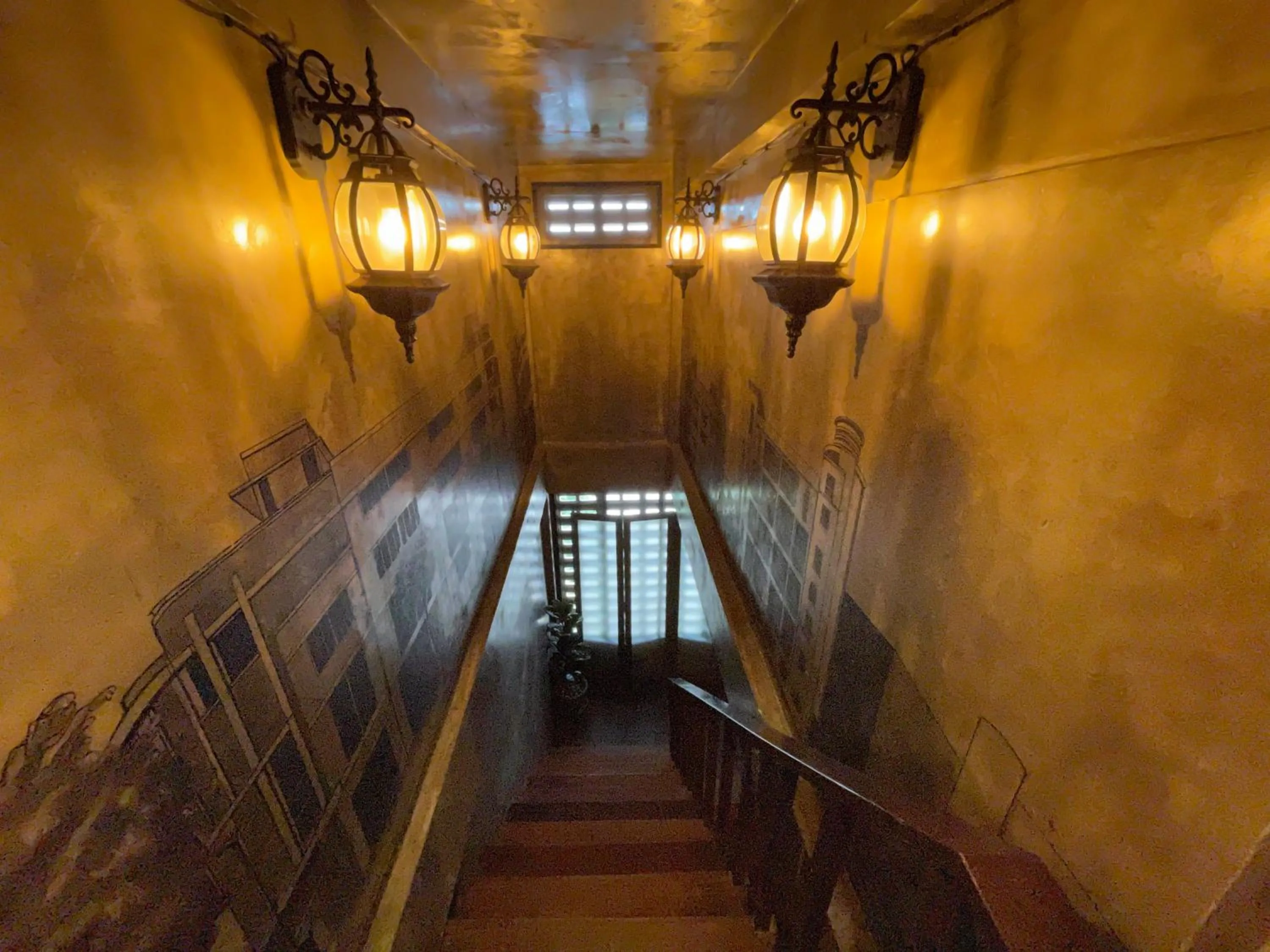 Decorative detail in Central Old Town Cottage