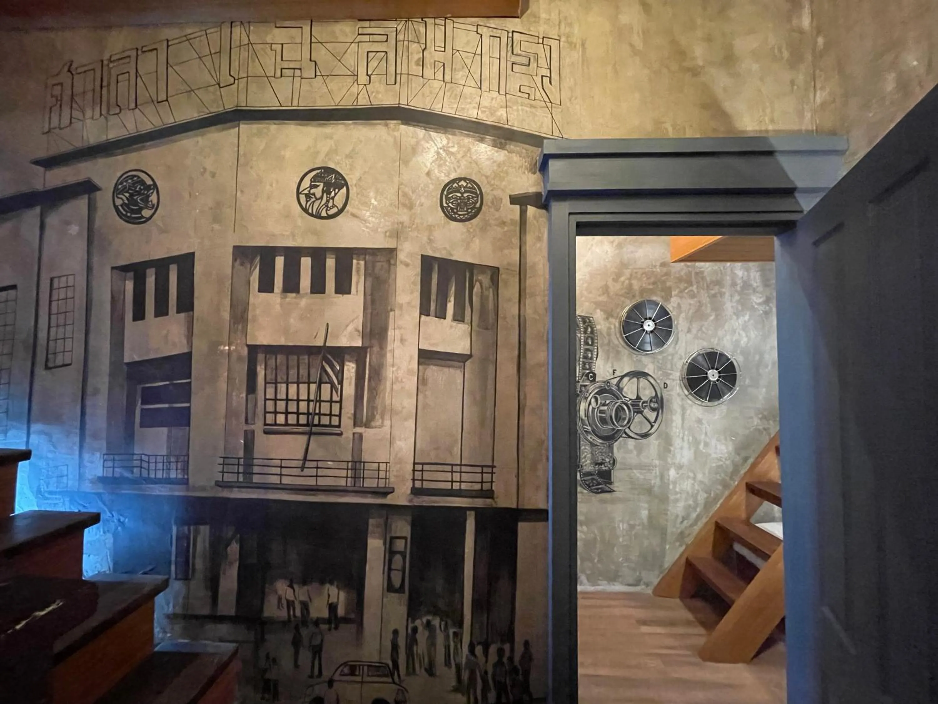 Decorative detail in Central Old Town Cottage