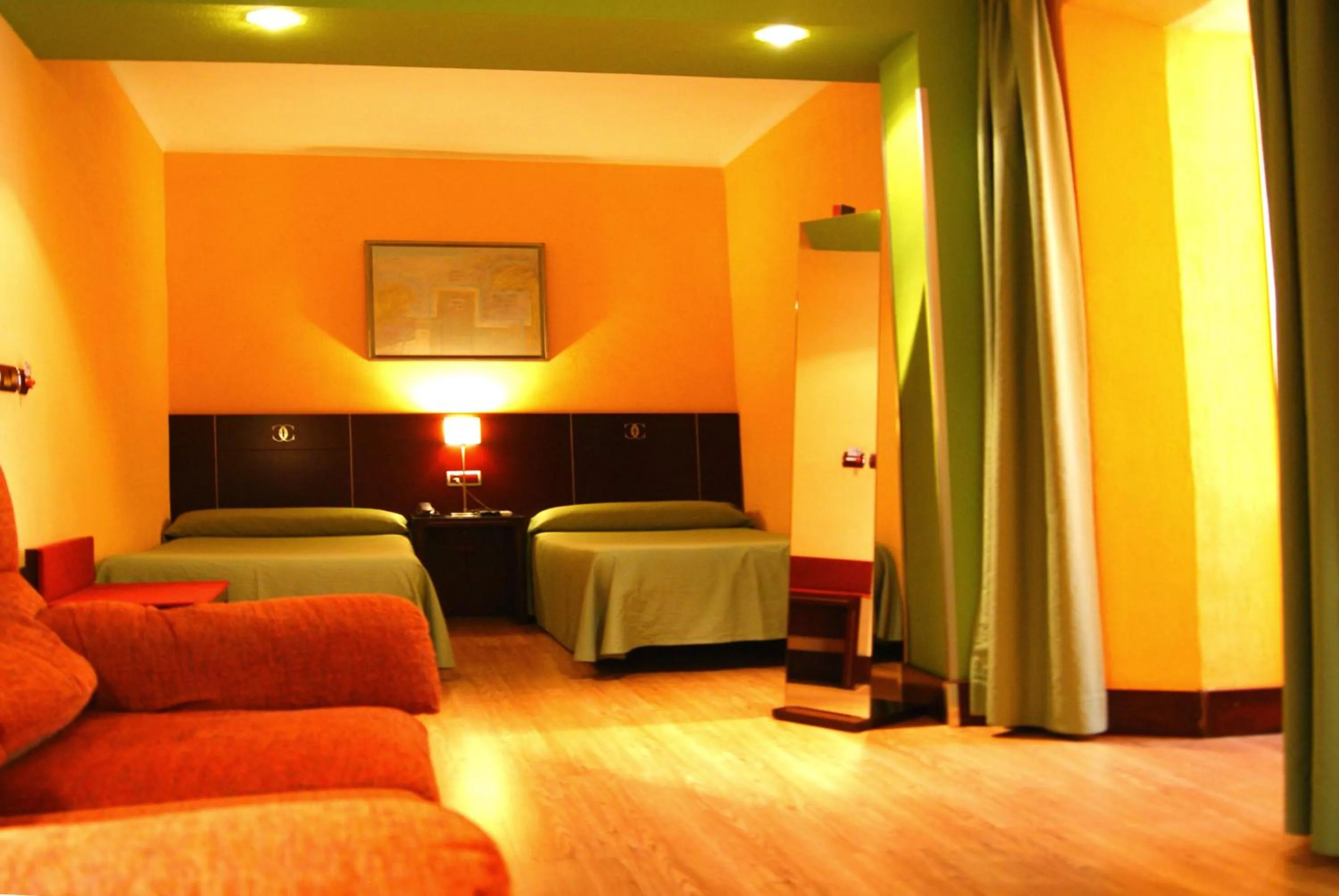 Bed in Hotel Carlos V