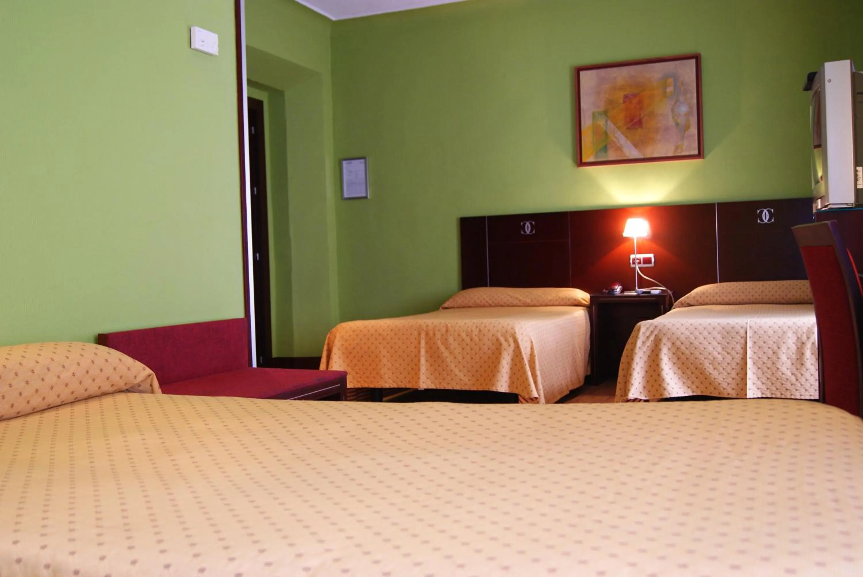 Bed in Hotel Carlos V