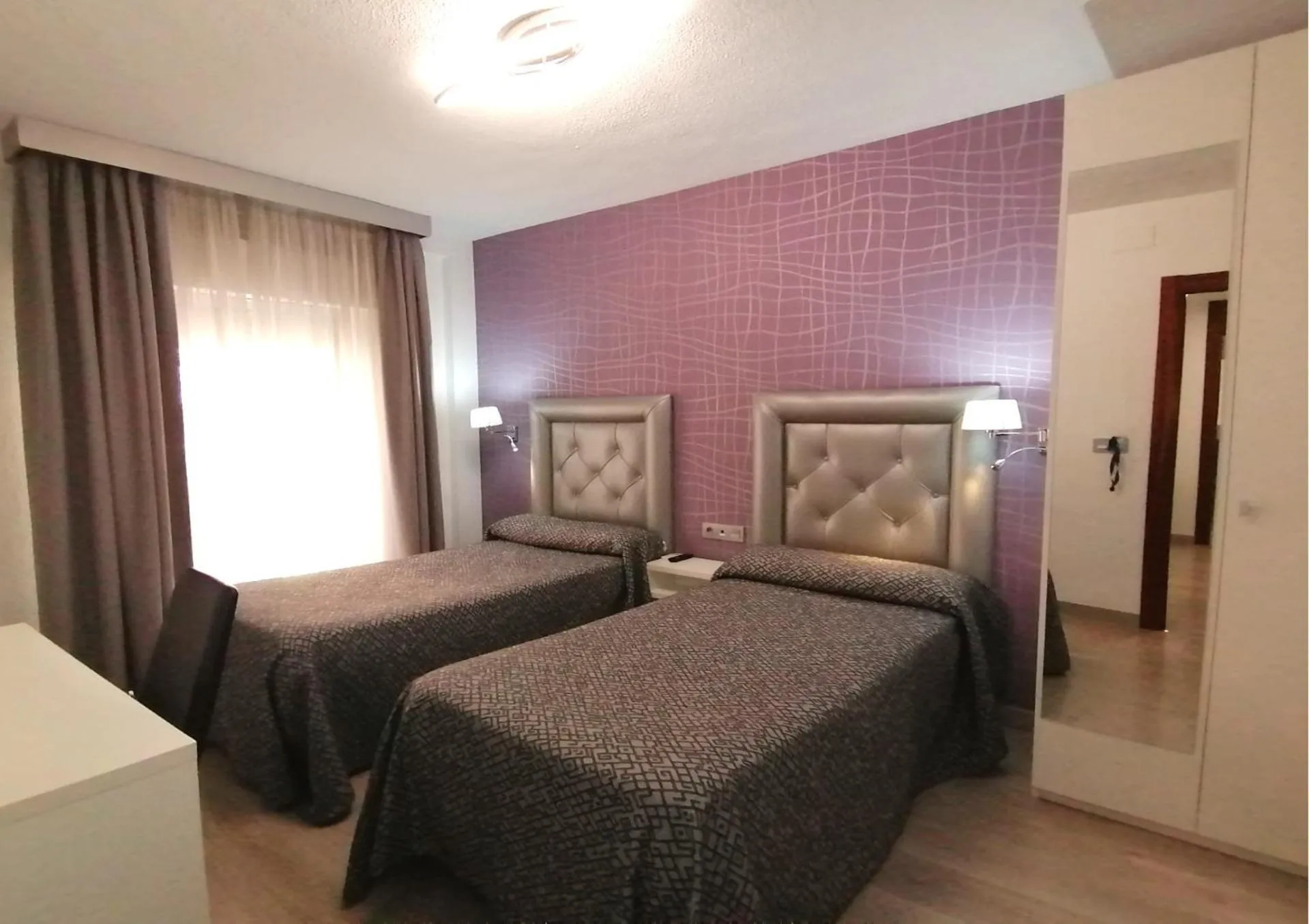 Bed in Hotel Molinos