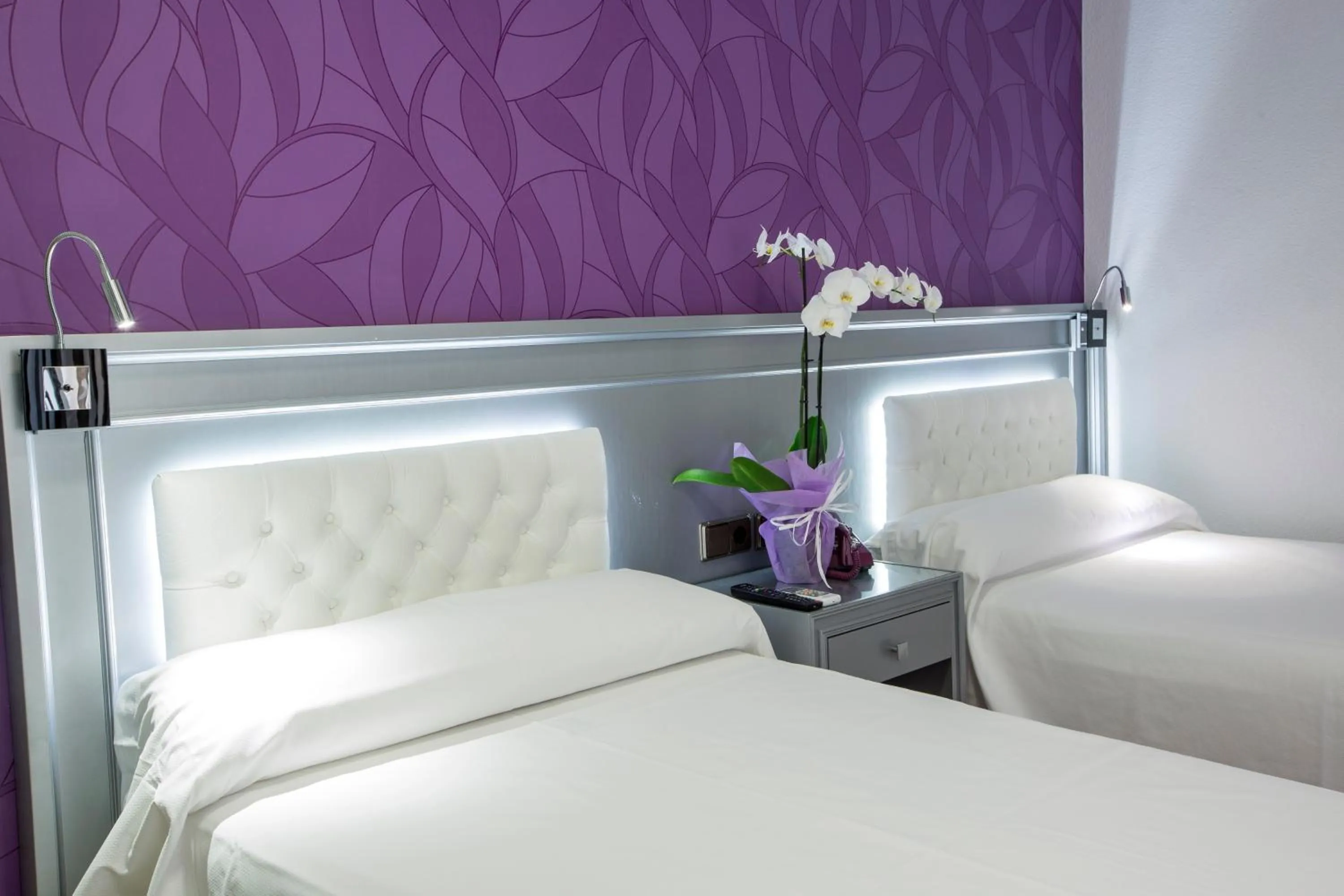 Decorative detail, Bed in Hotel Molinos