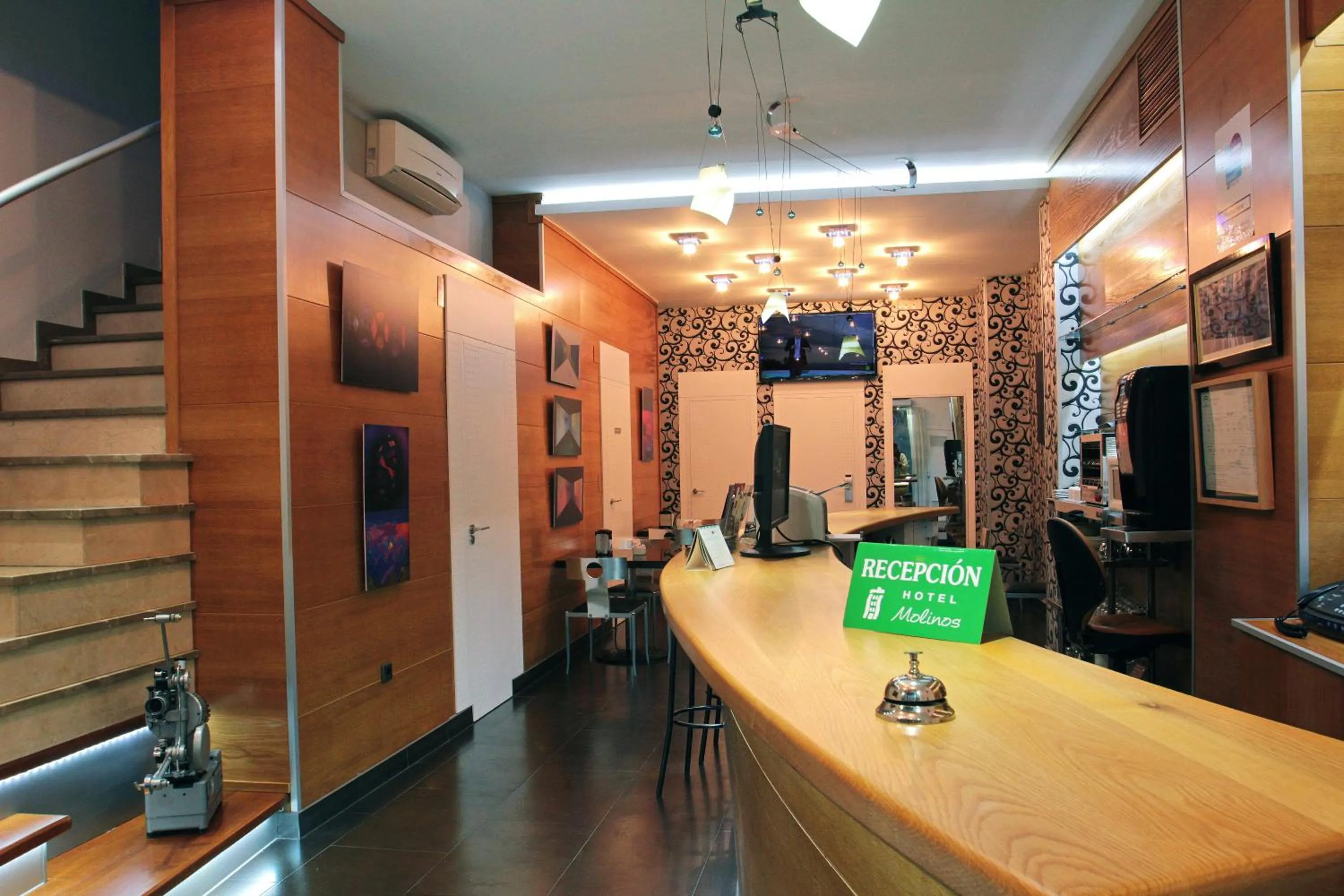 Lobby or reception in Hotel Molinos
