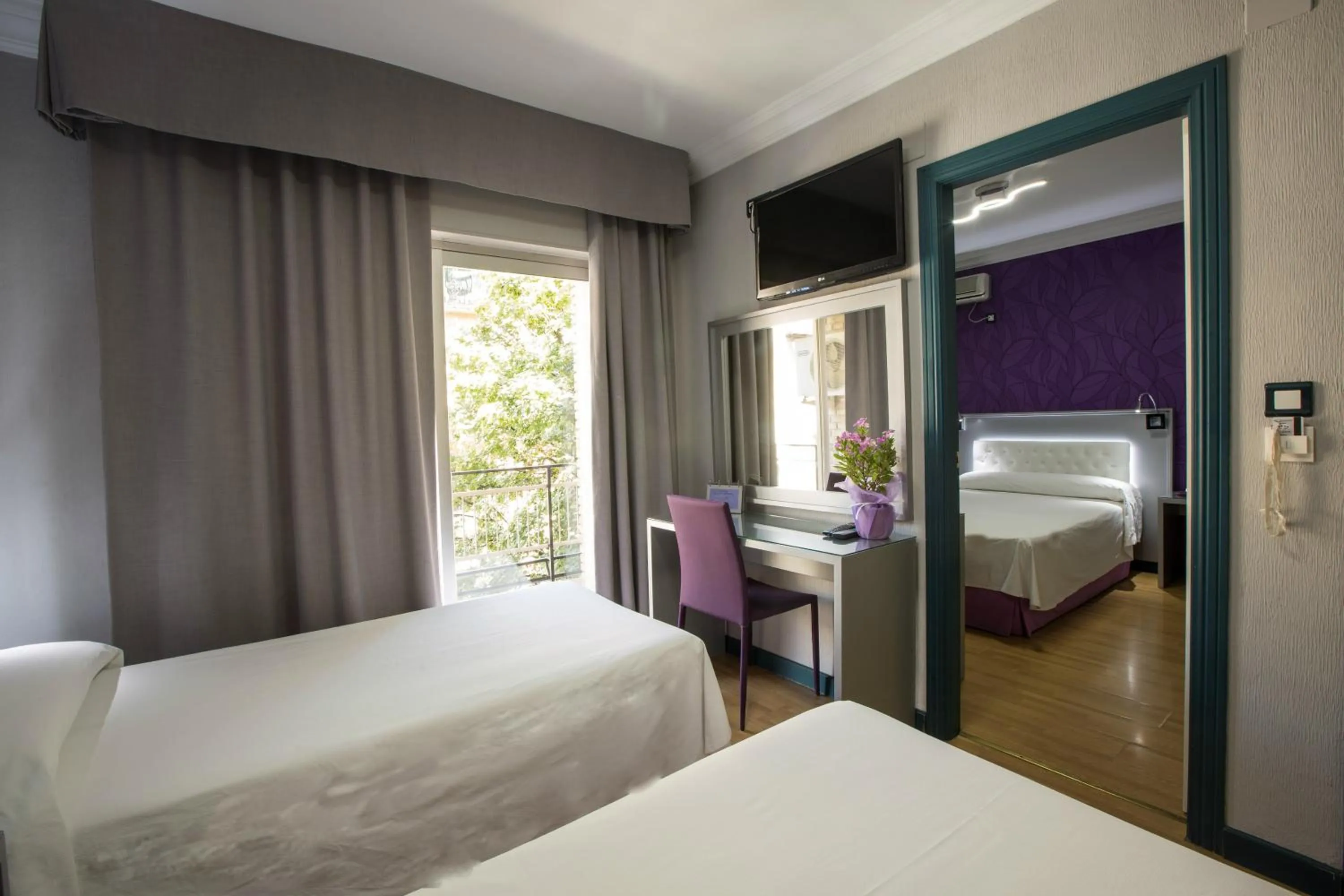 Bed in Hotel Molinos