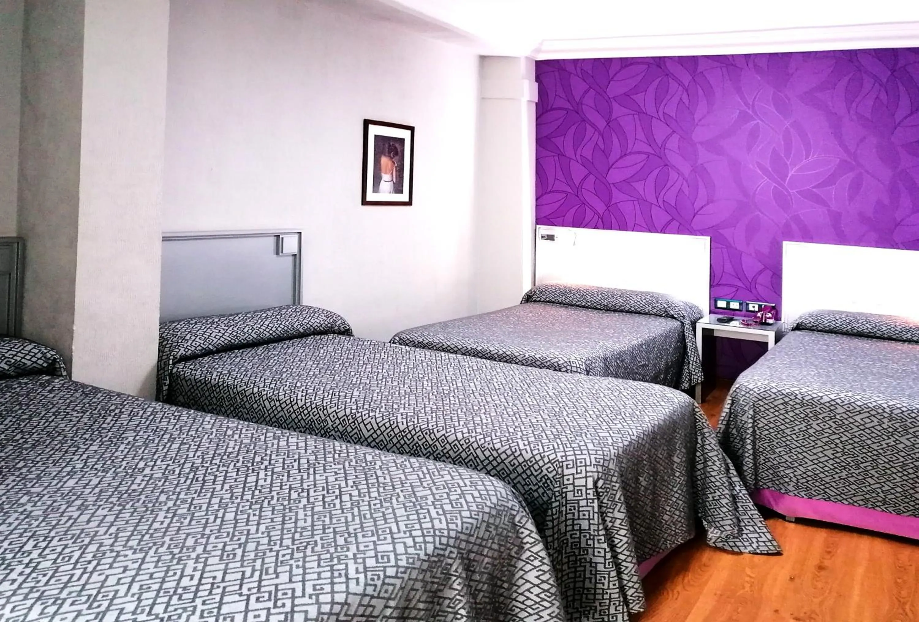 Bed in Hotel Molinos