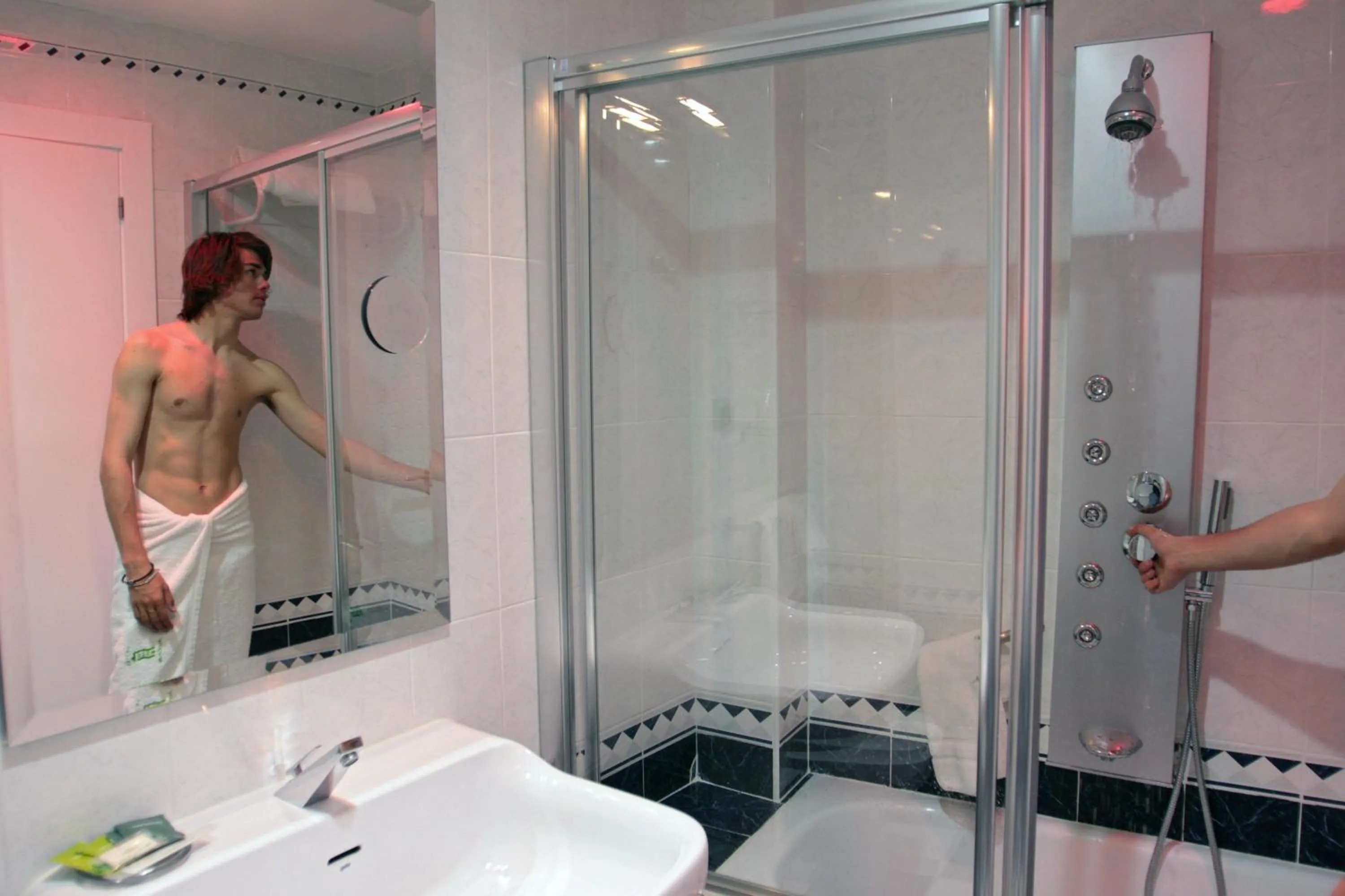 Bathroom in Hotel Molinos