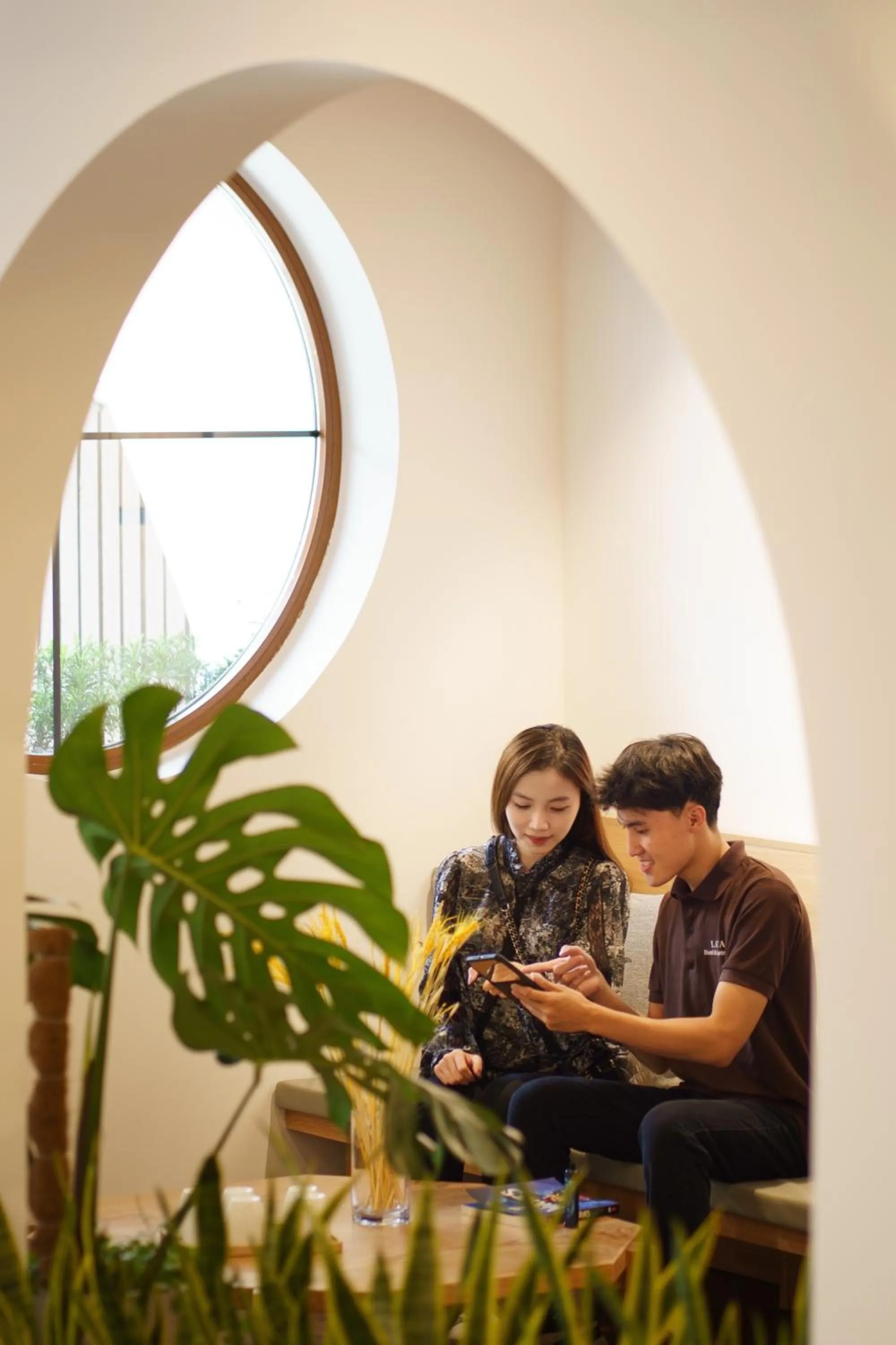 group of guests in LATA Hotel & Apartments