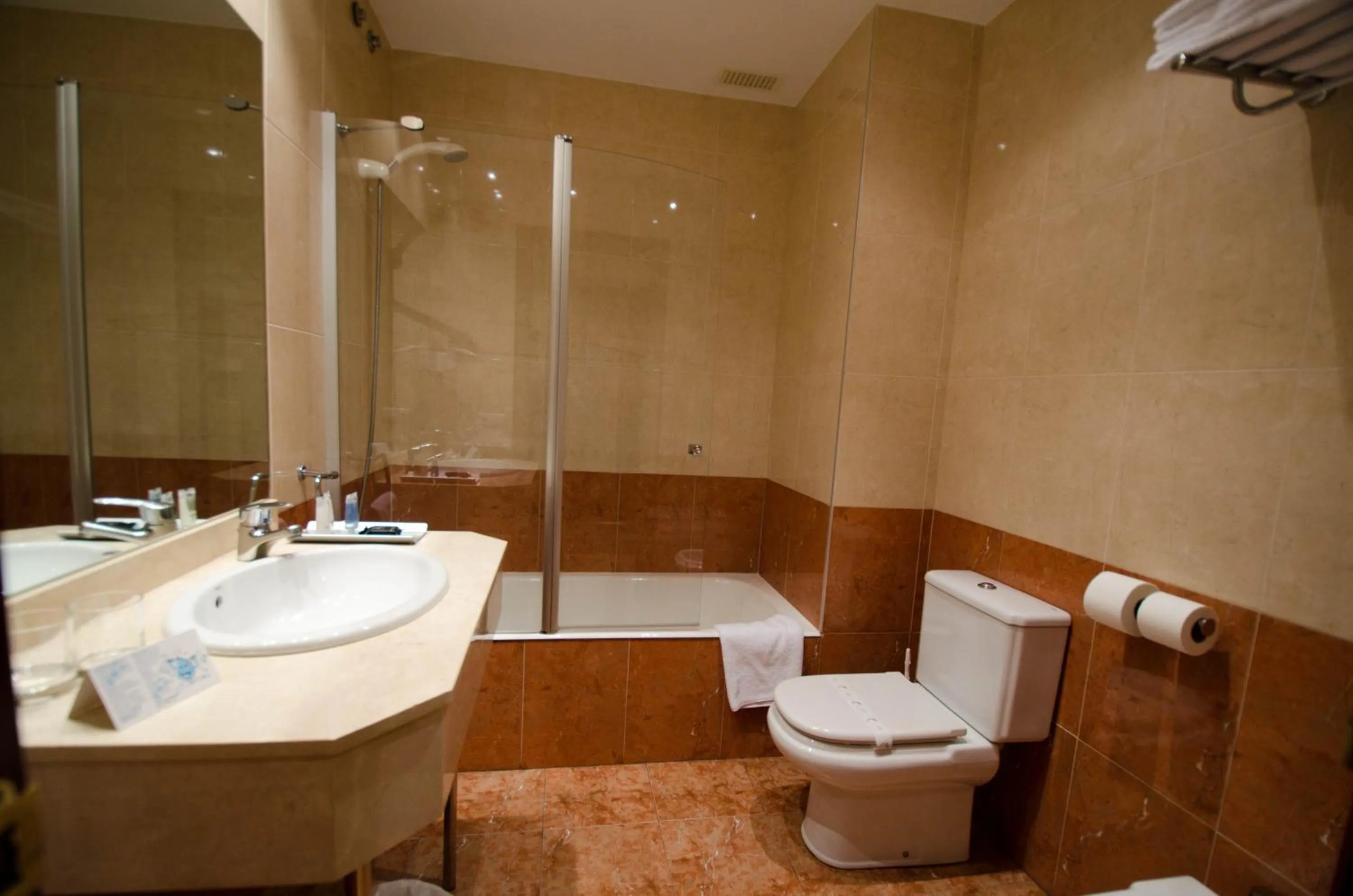 Bathroom in Hotel Andia