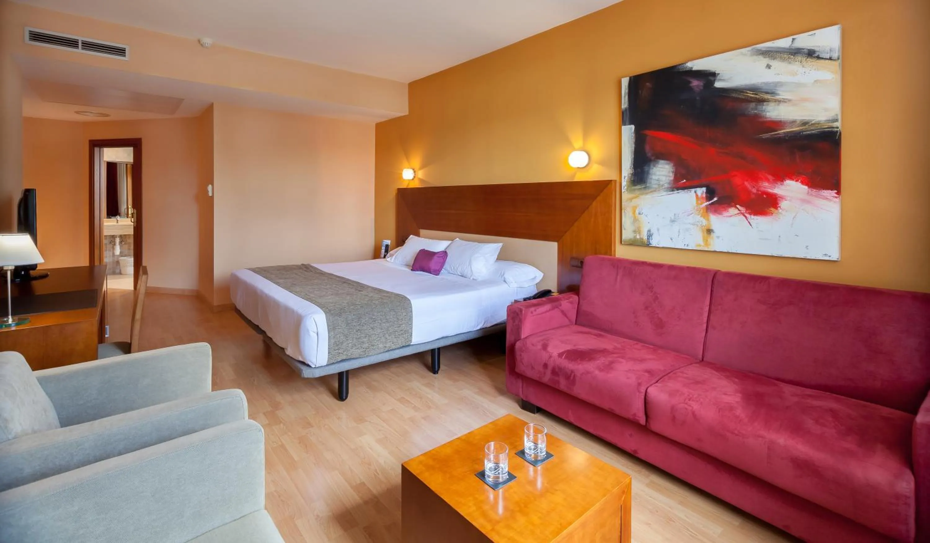 Photo of the whole room, Bed in Hotel Andia