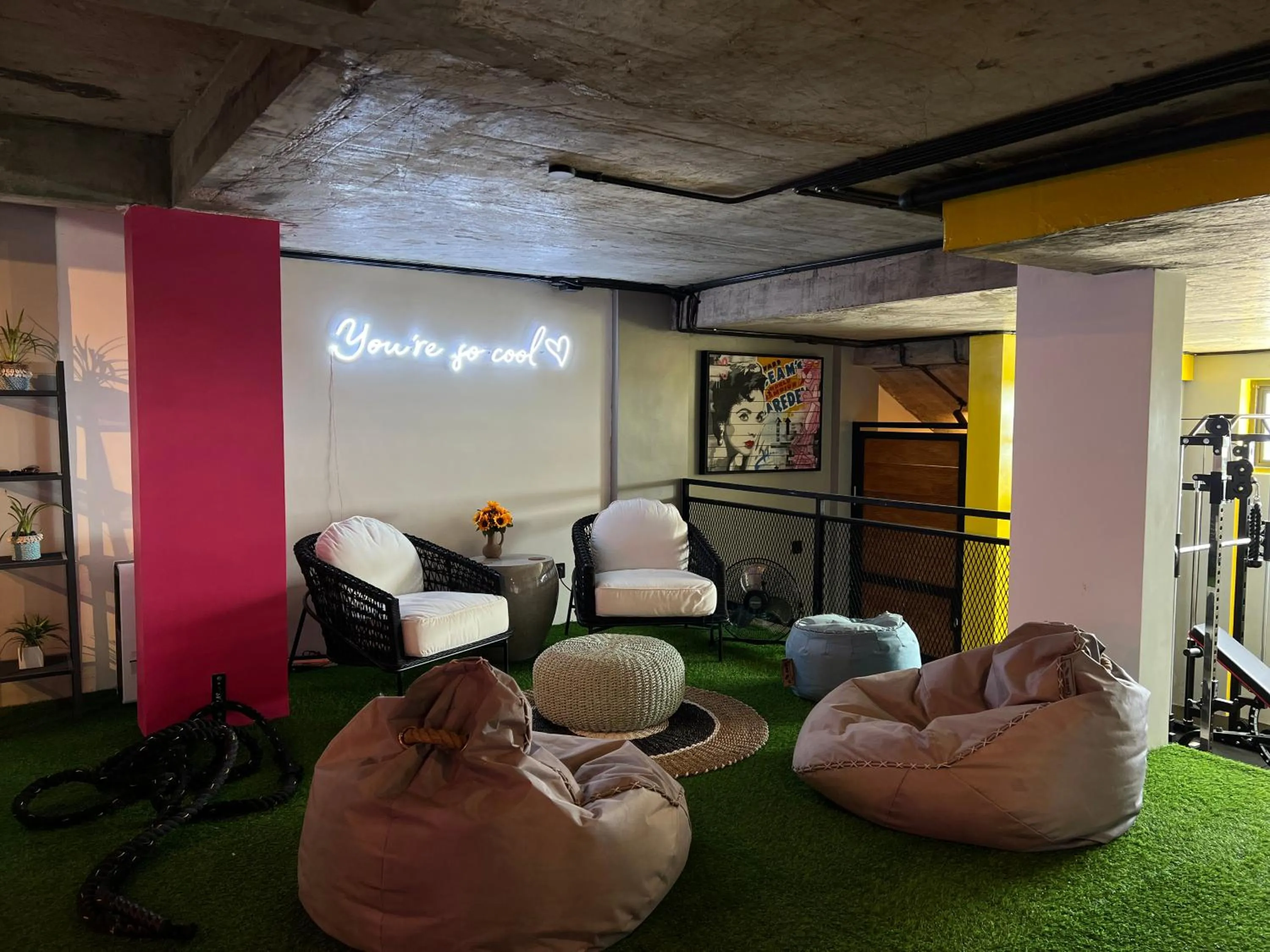 Seating area in Makai Uluwatu