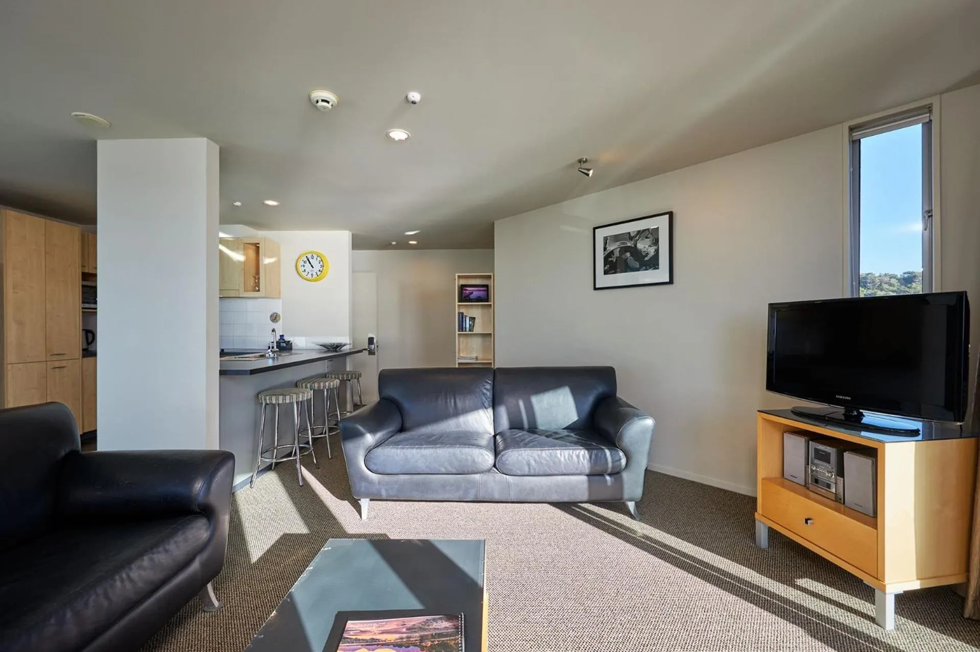 Seating area in Waves on the Esplanade