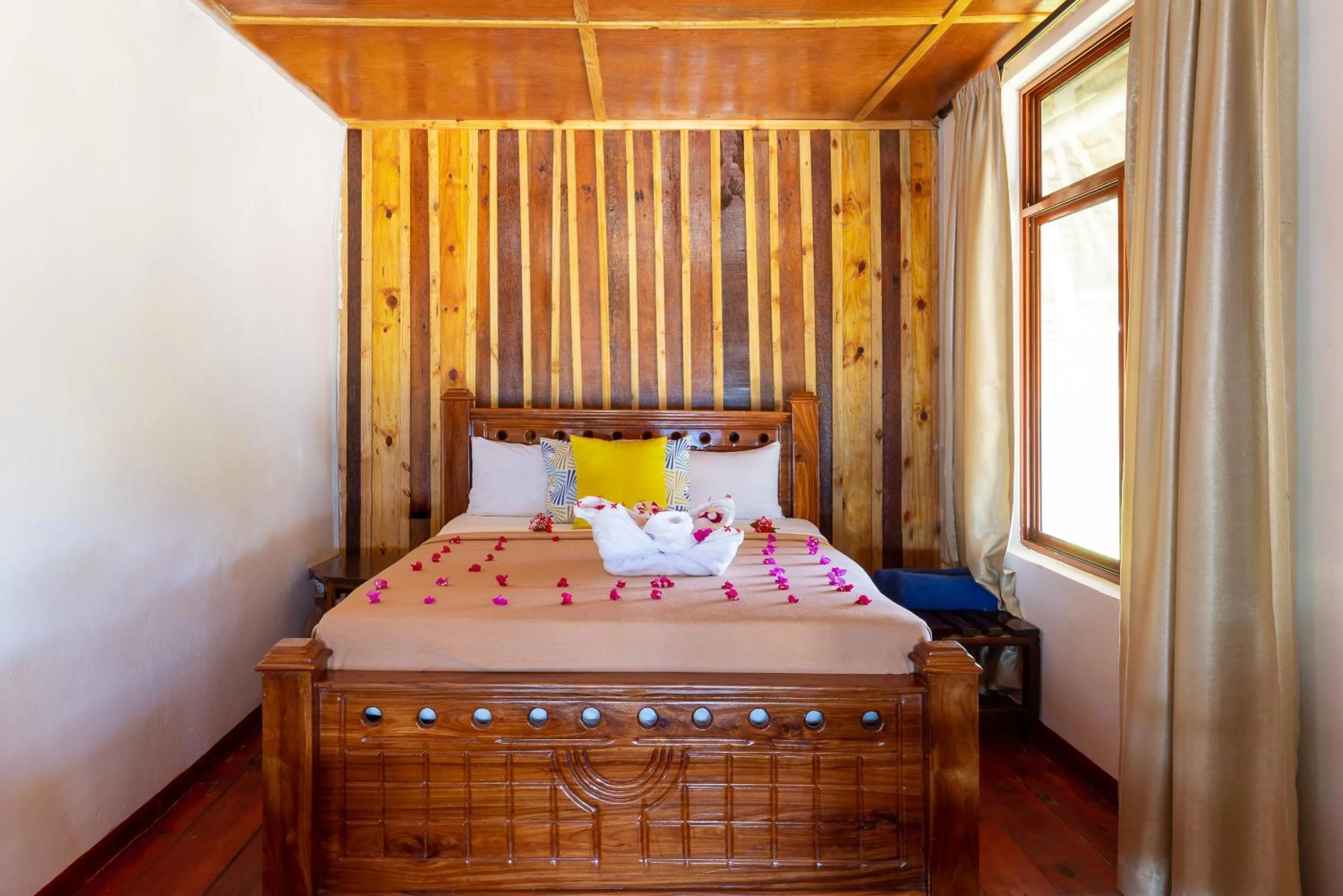 Bed in F-Zeen Boutique Hotel Zanzibar