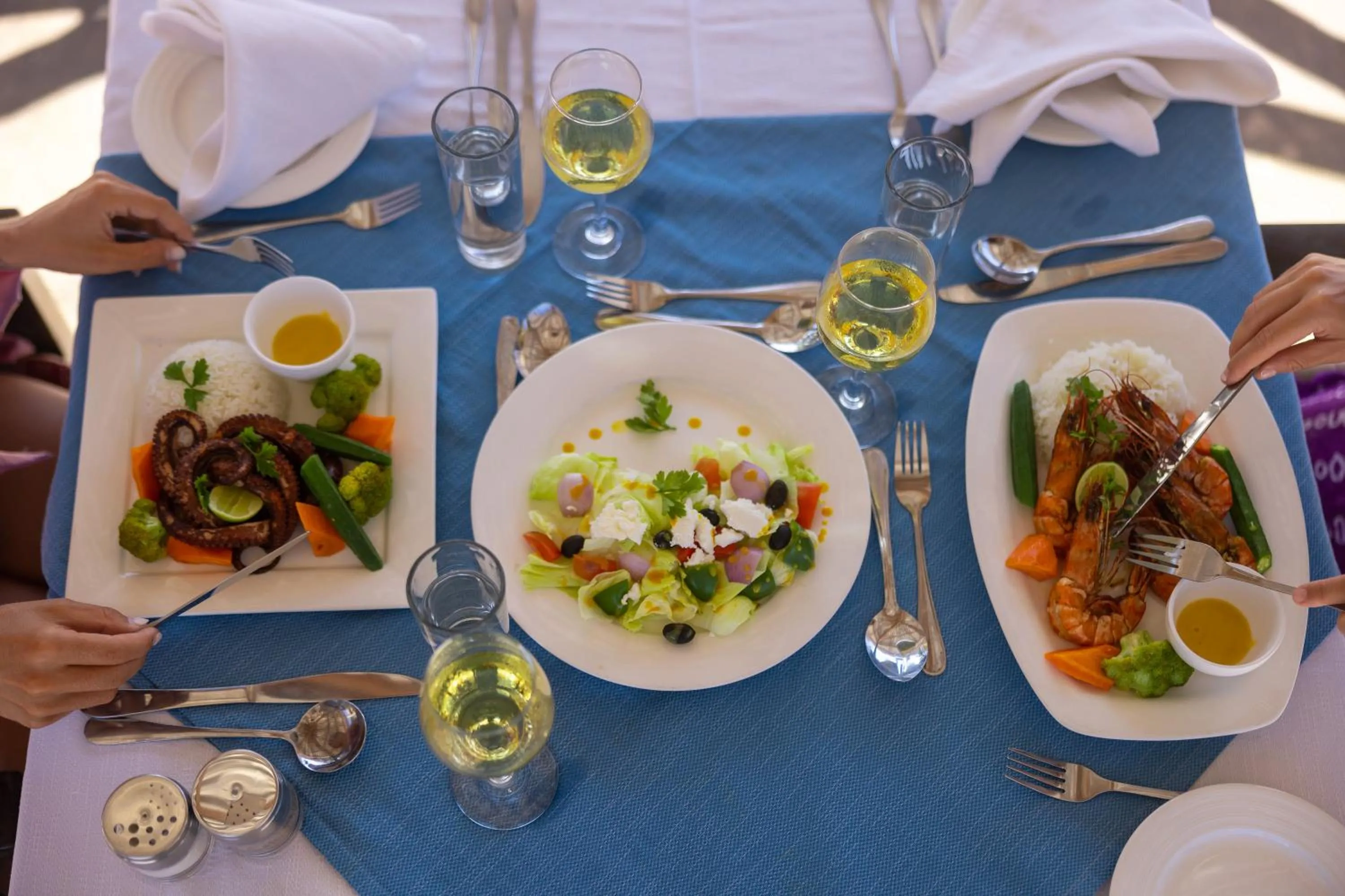 Food and drinks in F-Zeen Boutique Hotel Zanzibar