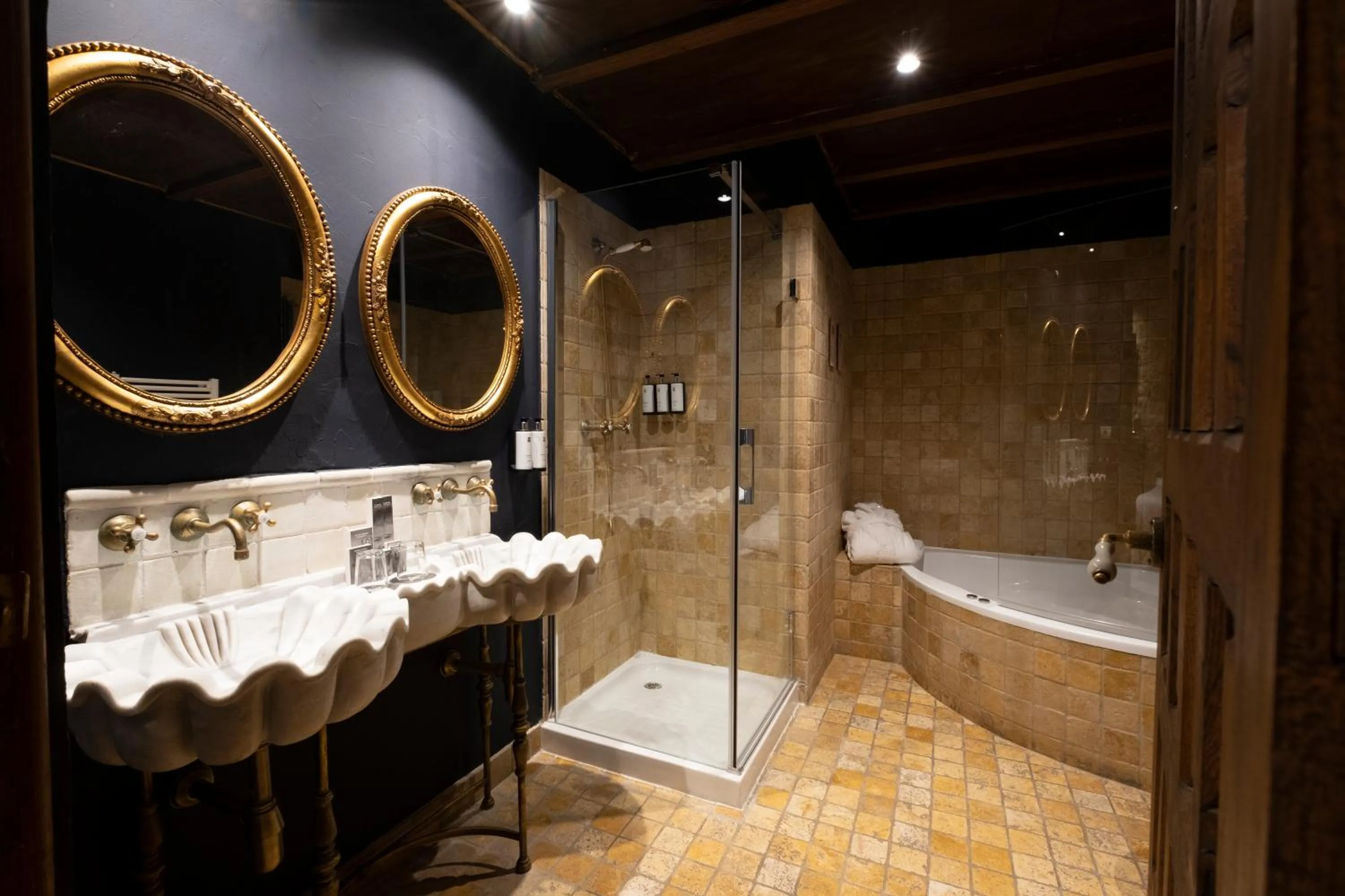 Shower in Hotel Cetina Palacio de los Salcedo