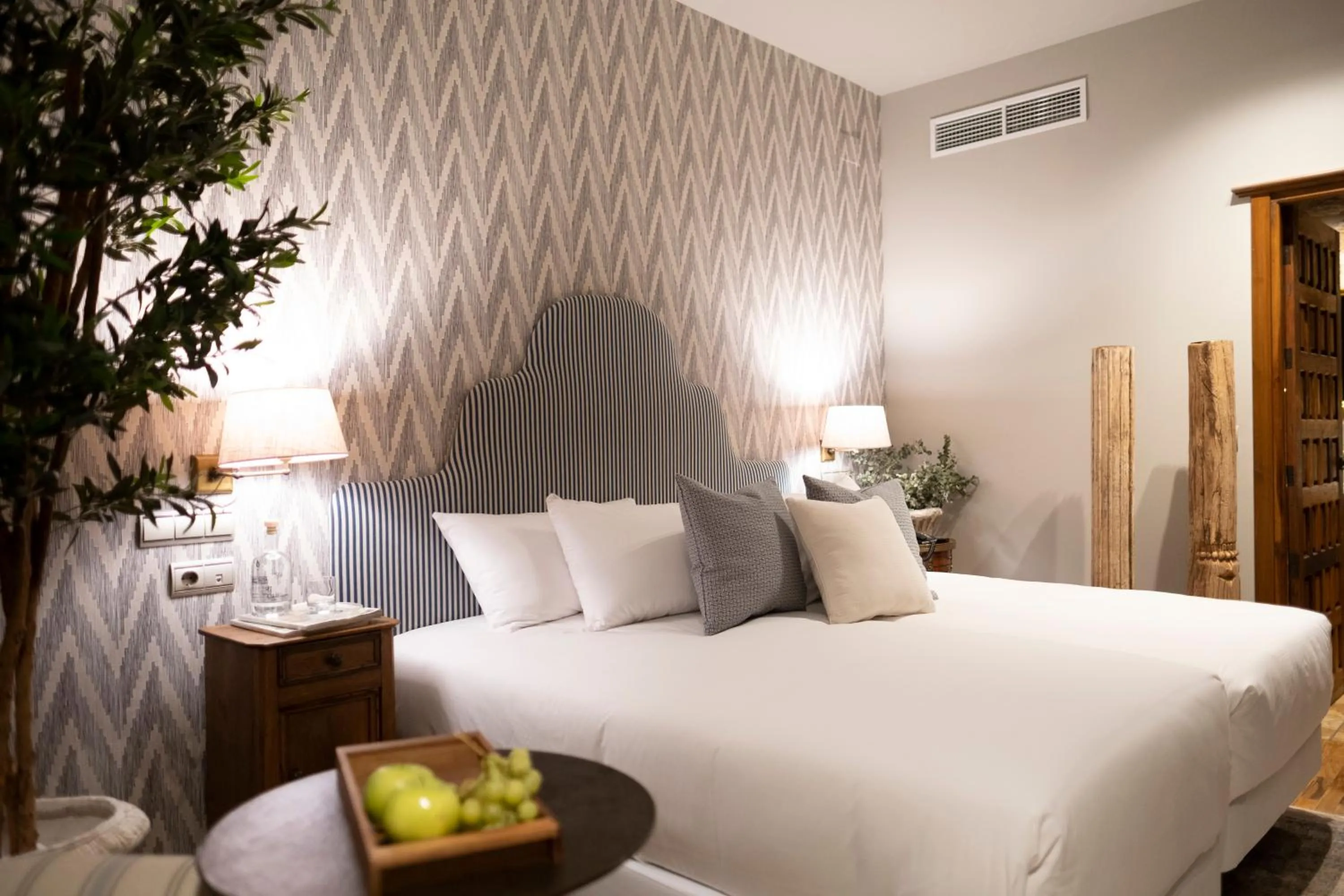 Bed in Hotel Cetina Palacio de los Salcedo