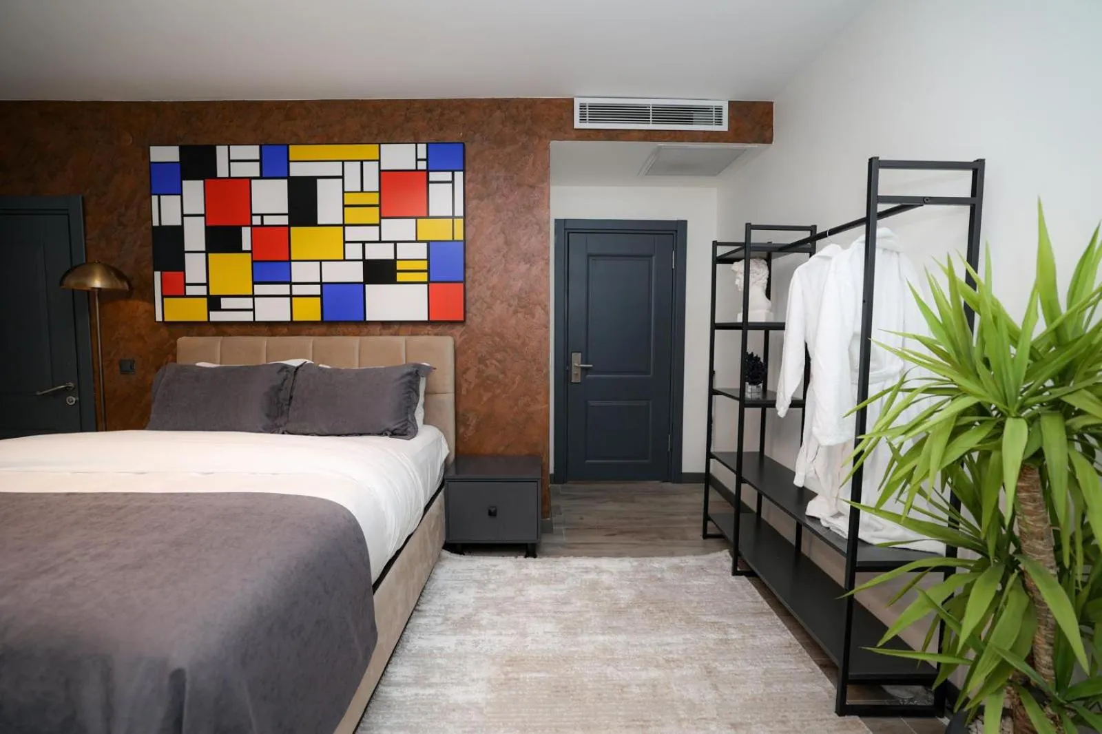 Bed in Çathan Art Hotel