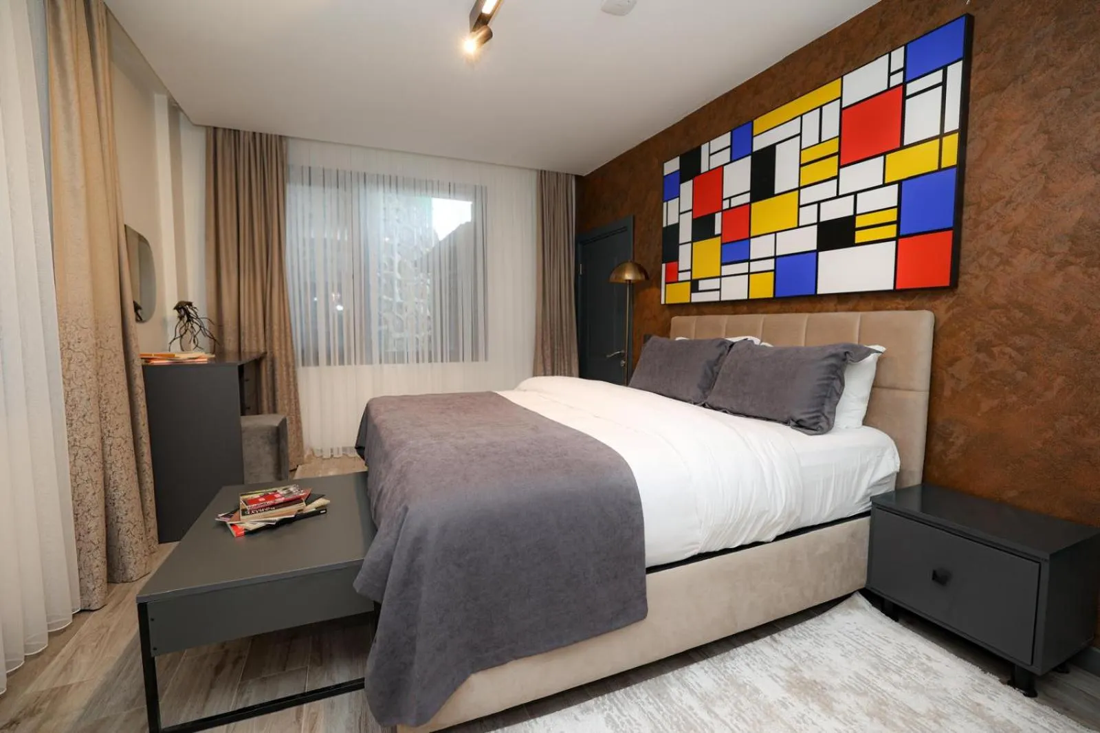 Bed in Çathan Art Hotel