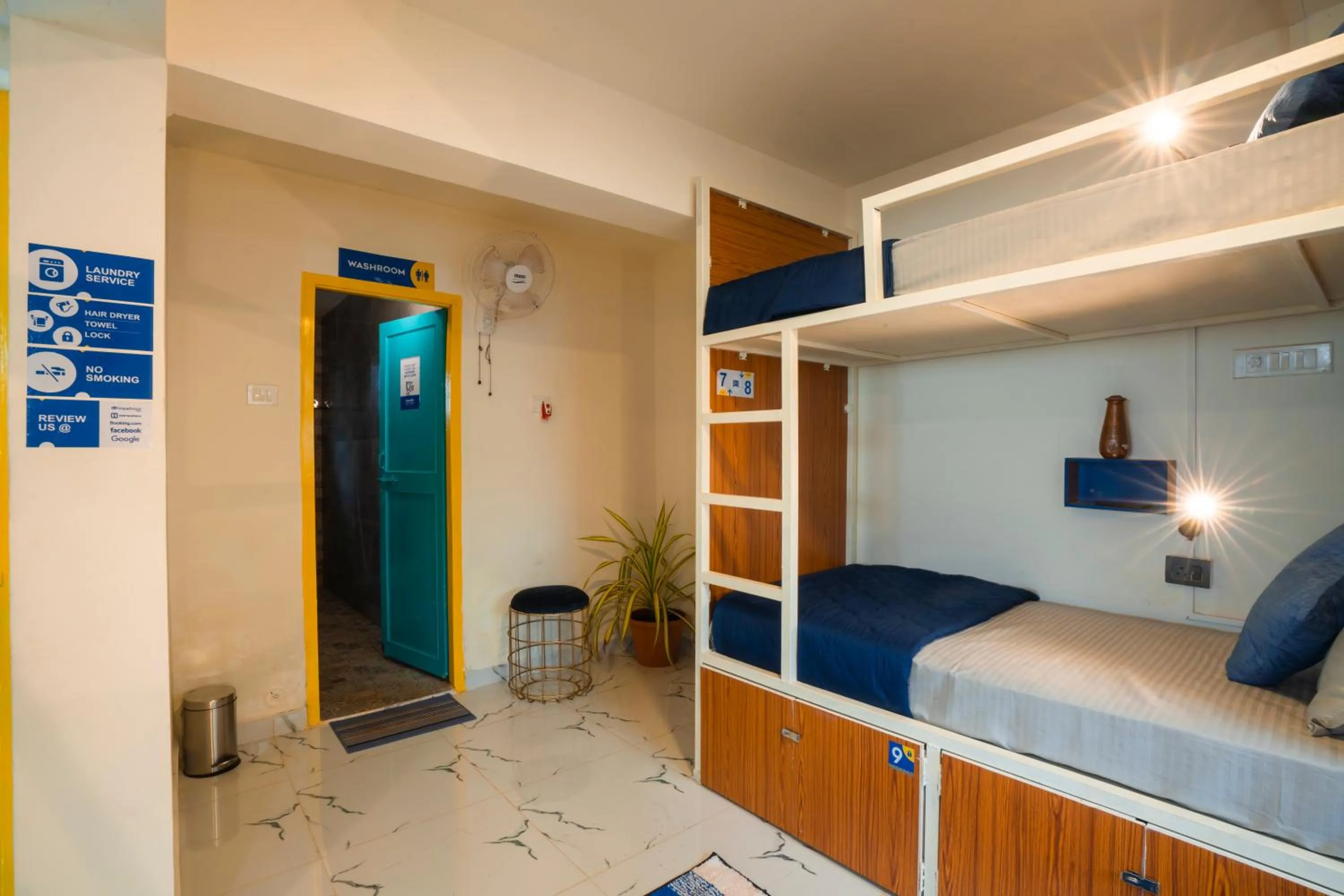 bunk bed, Bed in Shalom Backpackers Anjuna Goa