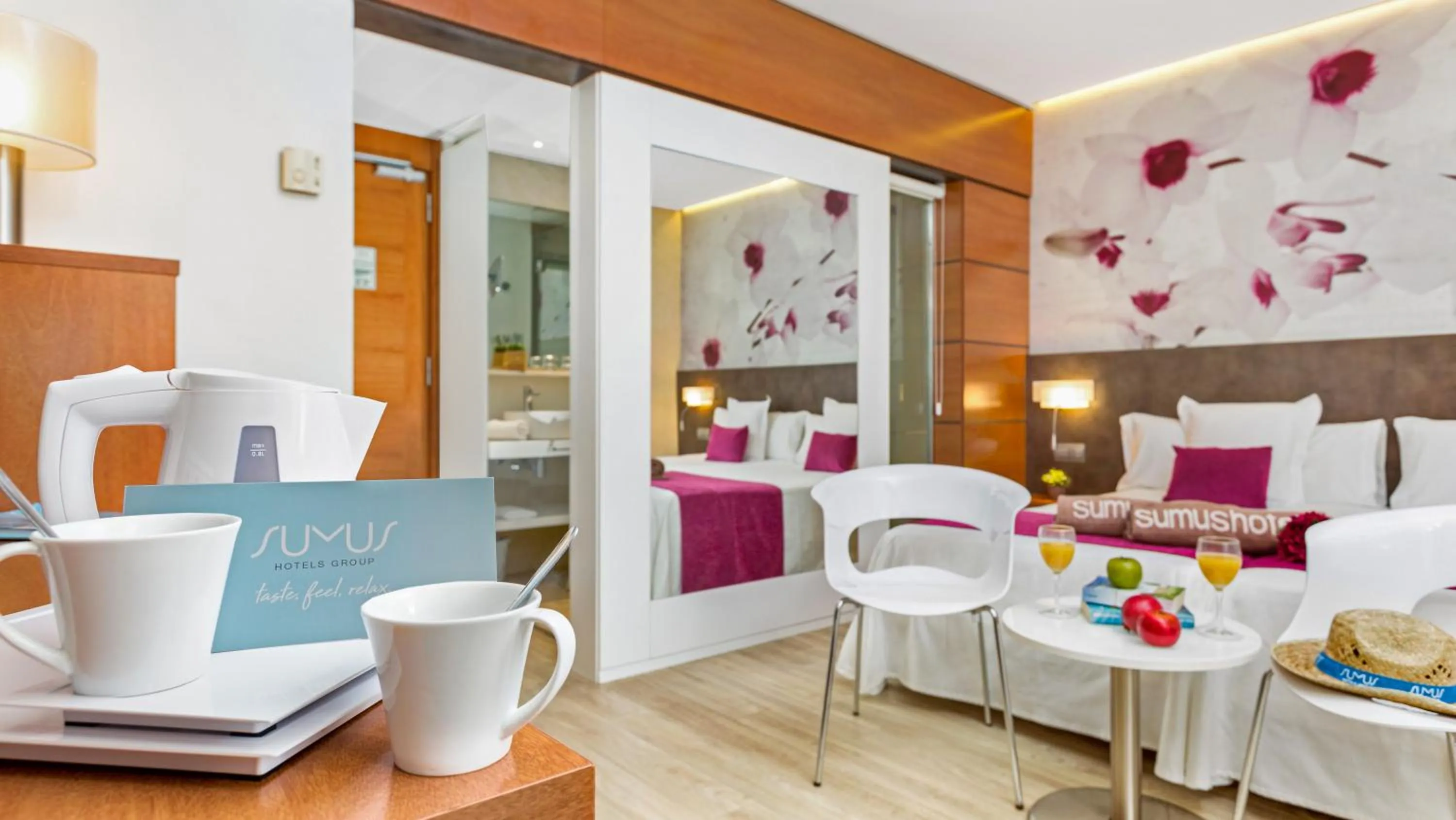 Bed in Sumus Hotel Monteplaya & SPA 4Sup - Adults Only