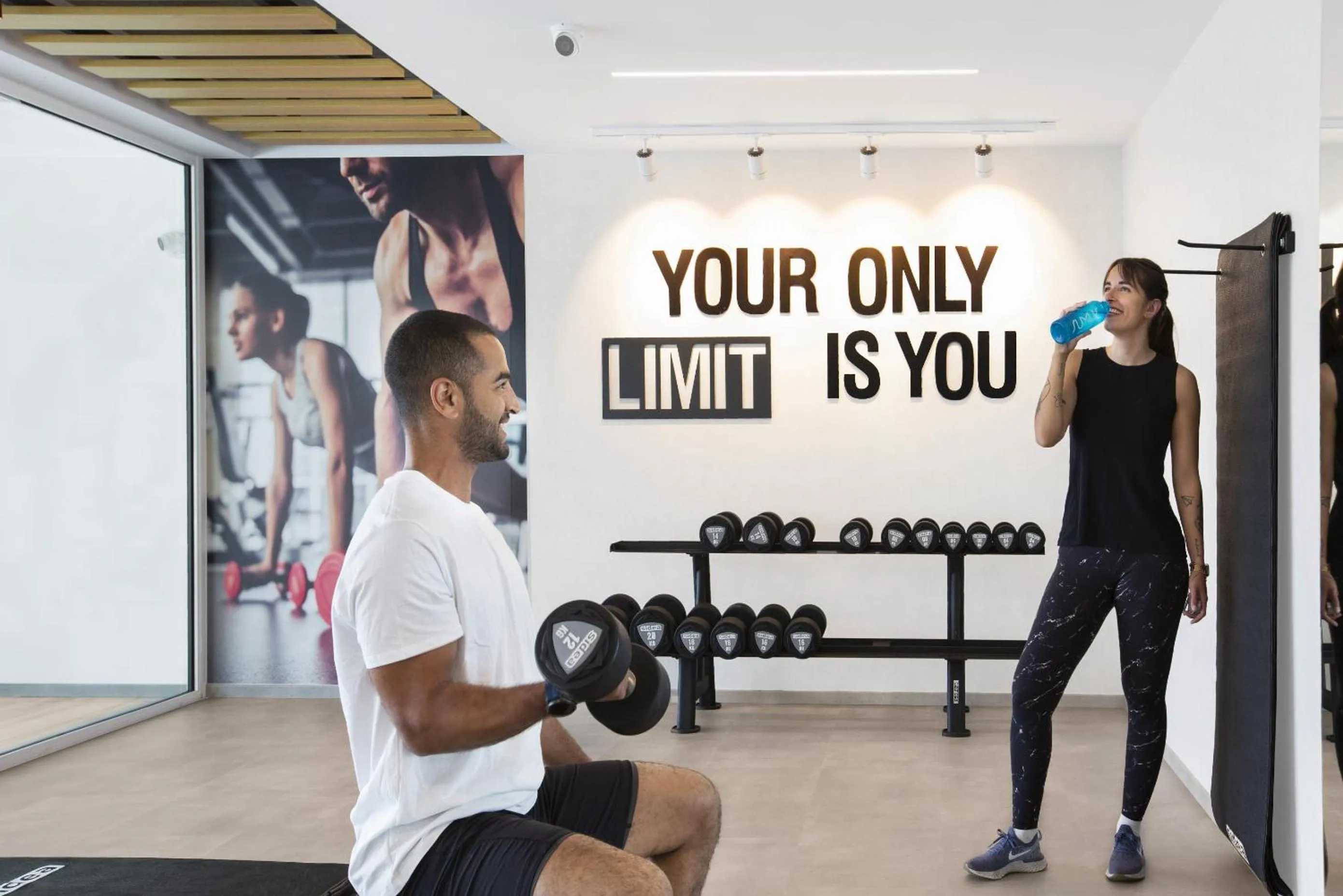 Fitness centre/facilities in Sumus Hotel Monteplaya & SPA 4Sup - Adults Only