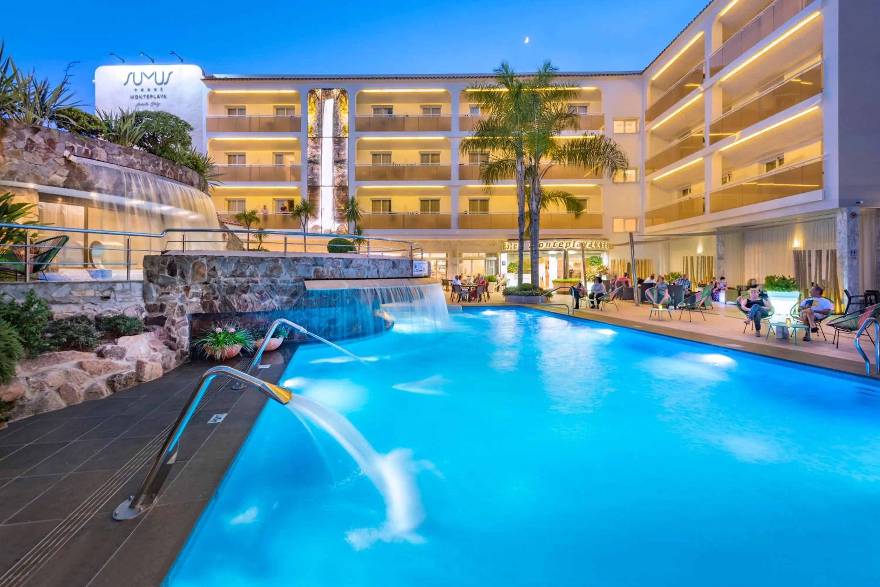 Property building in Sumus Hotel Monteplaya & SPA 4Sup - Adults Only