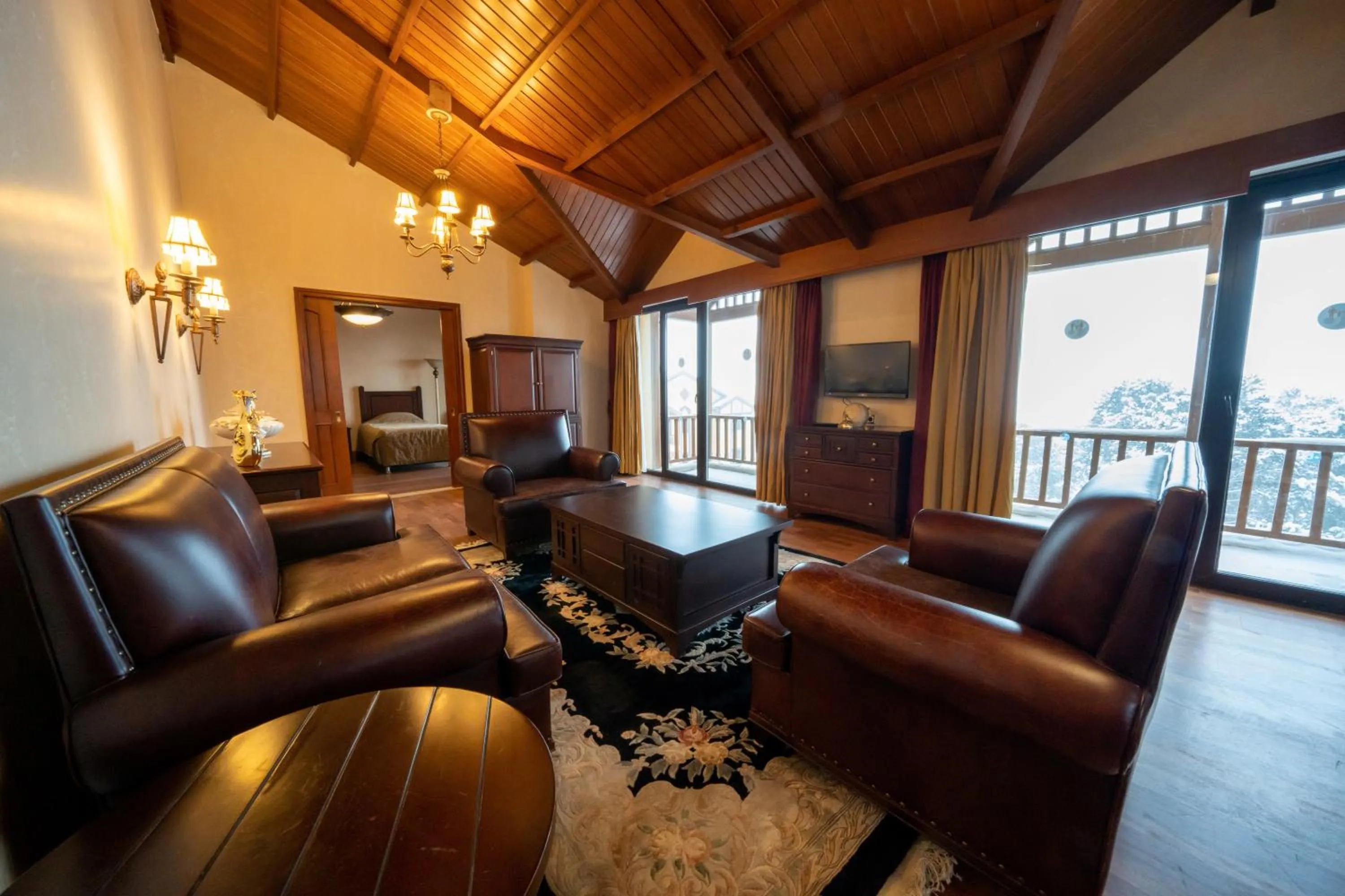 Living room in Duja Chalet Ski Center