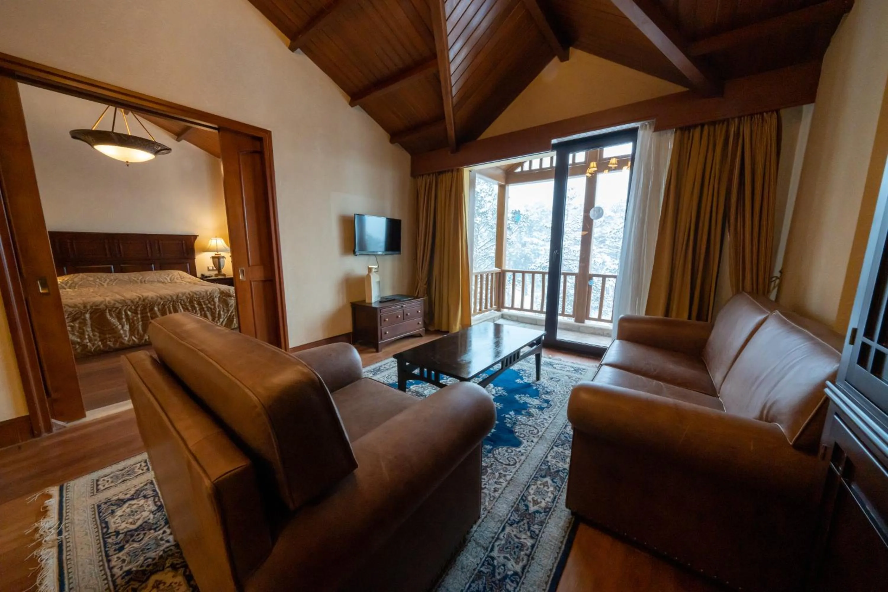 Balcony/Terrace, Bed in Duja Chalet Ski Center