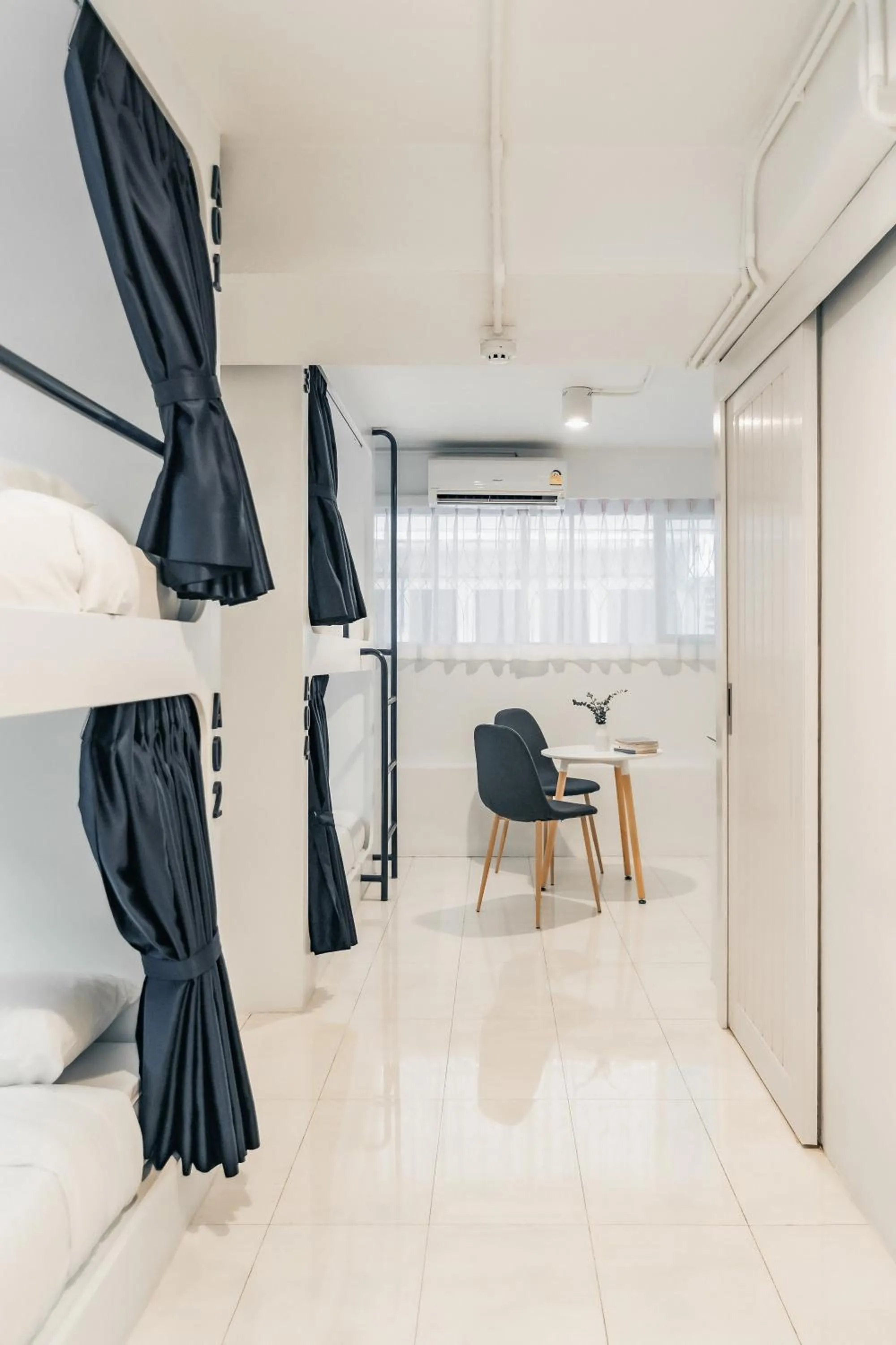 Seating area in Shapel Hostel and Cafe