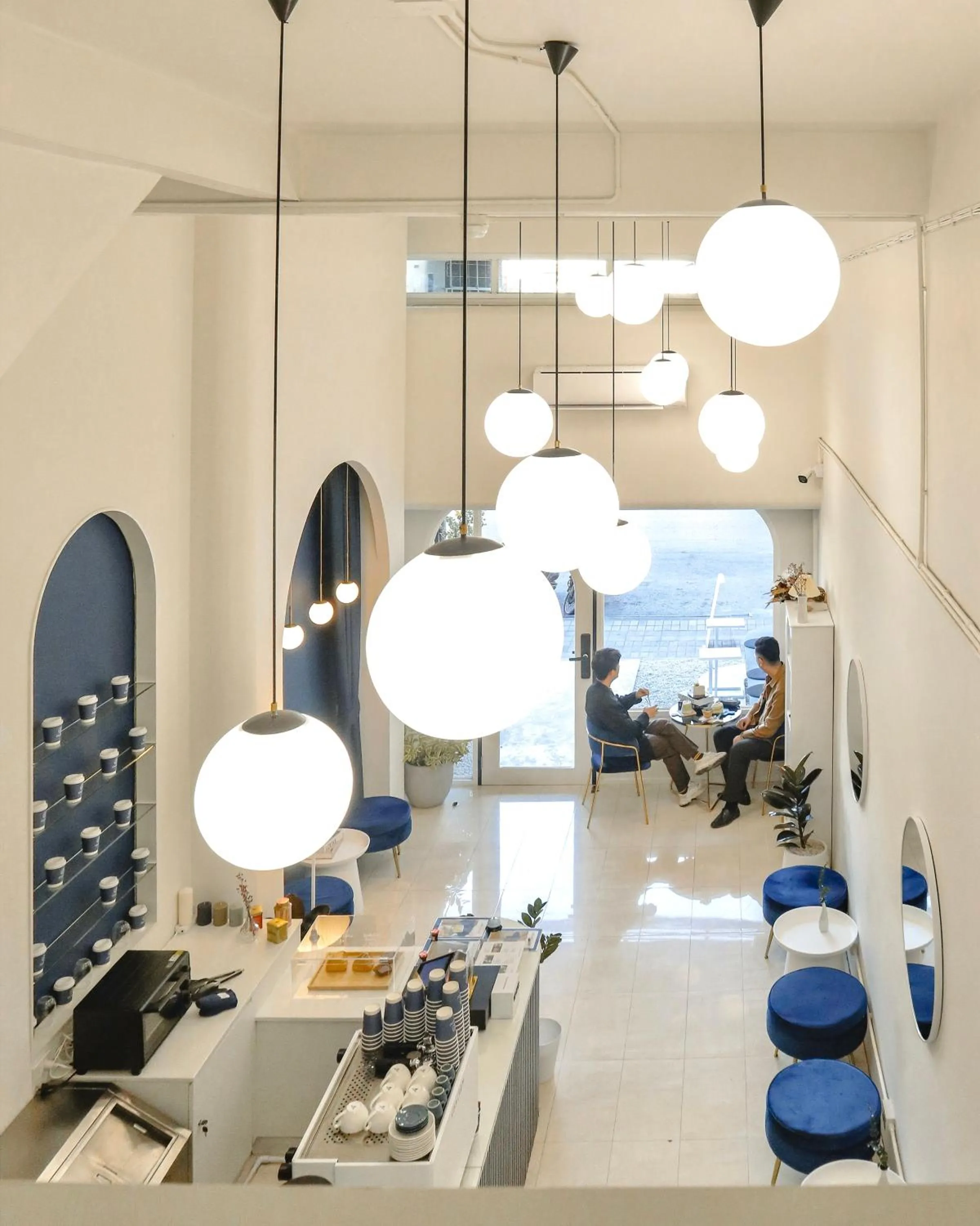 Seating area in Shapel Hostel and Cafe