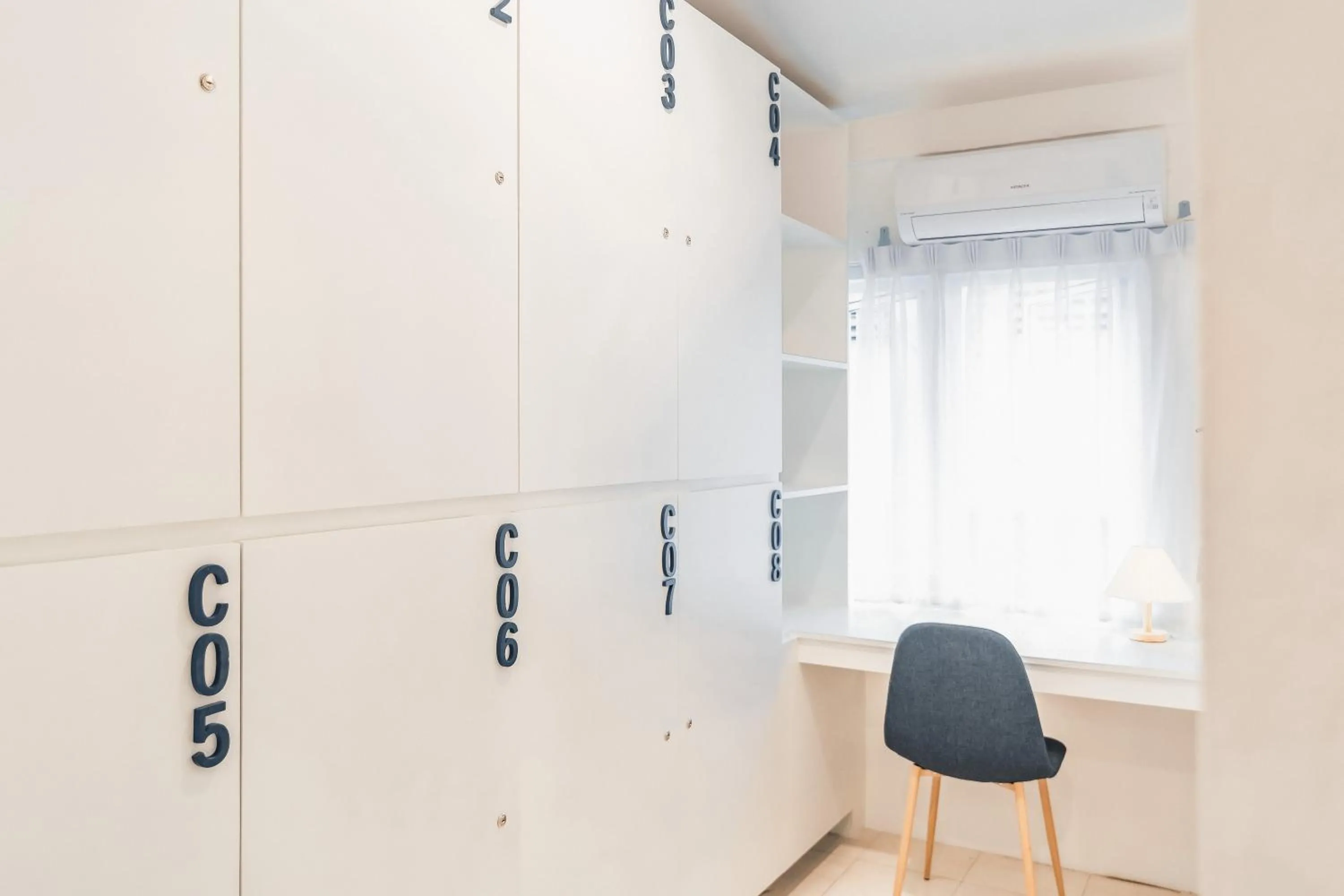 Seating area in Shapel Hostel and Cafe