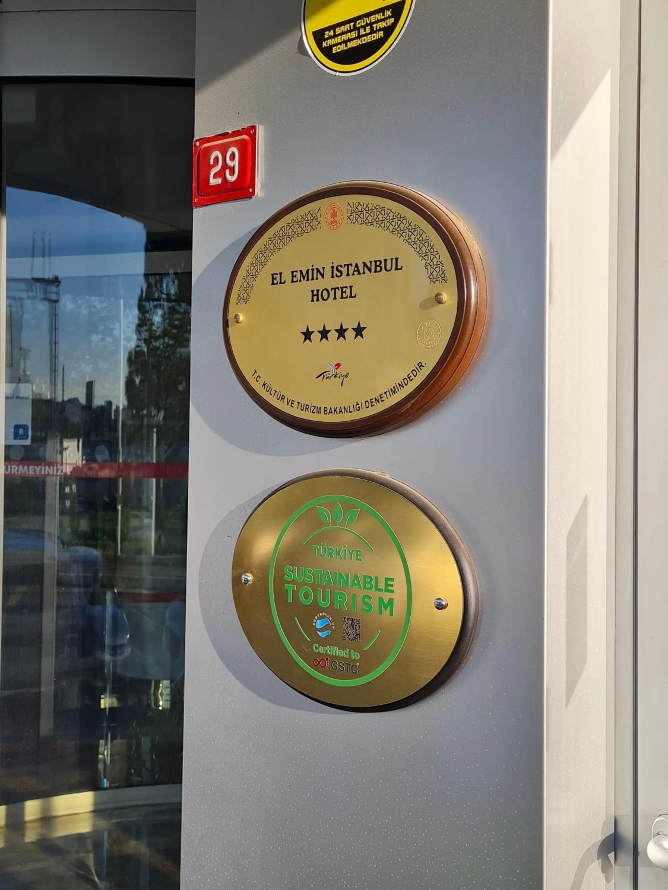 Logo/Certificate/Sign in El Emin İstanbul Hotel