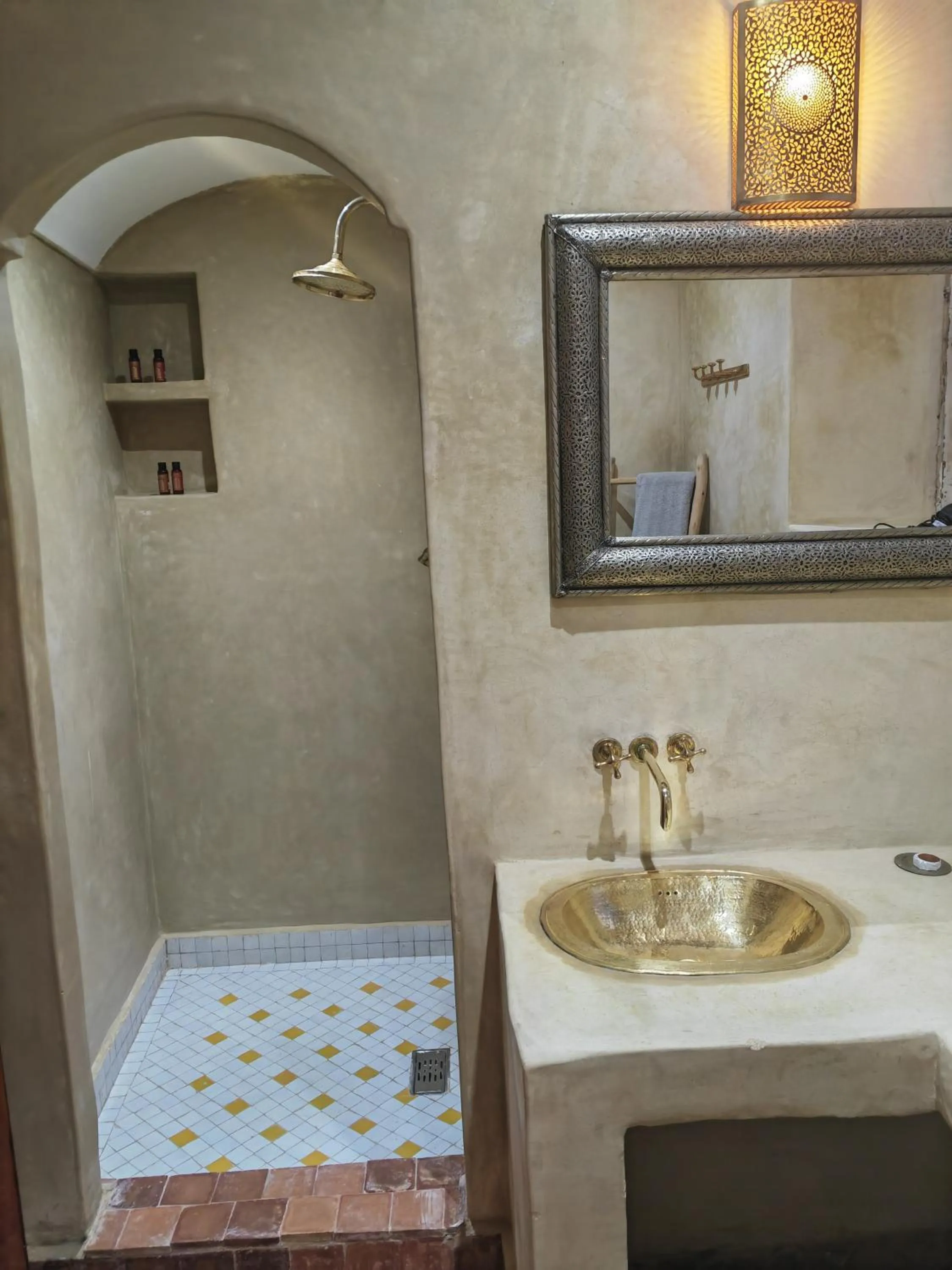 Bathroom in Riad Villa Berna under Swiss Management