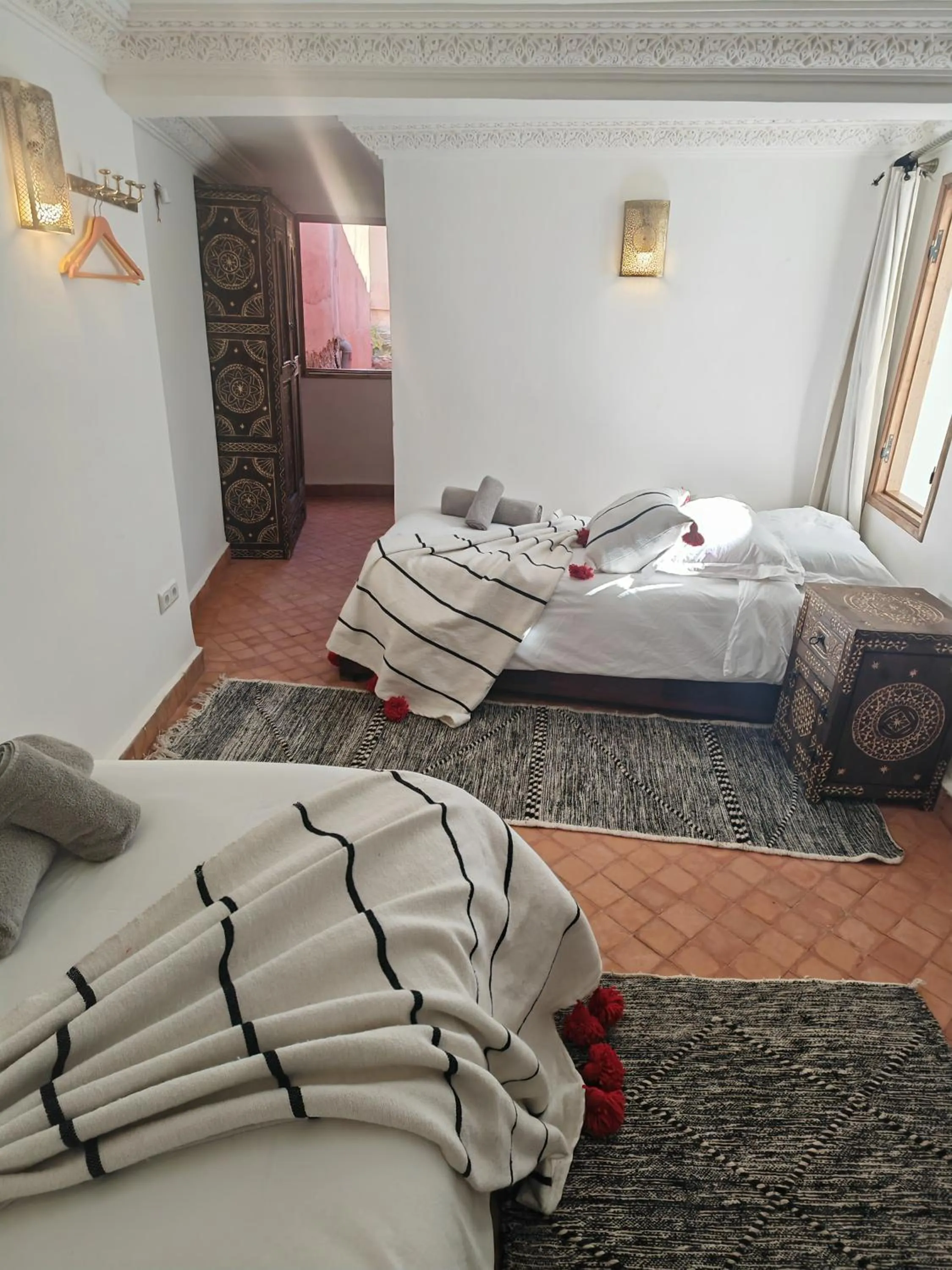 Bed in Riad Villa Berna under Swiss Management