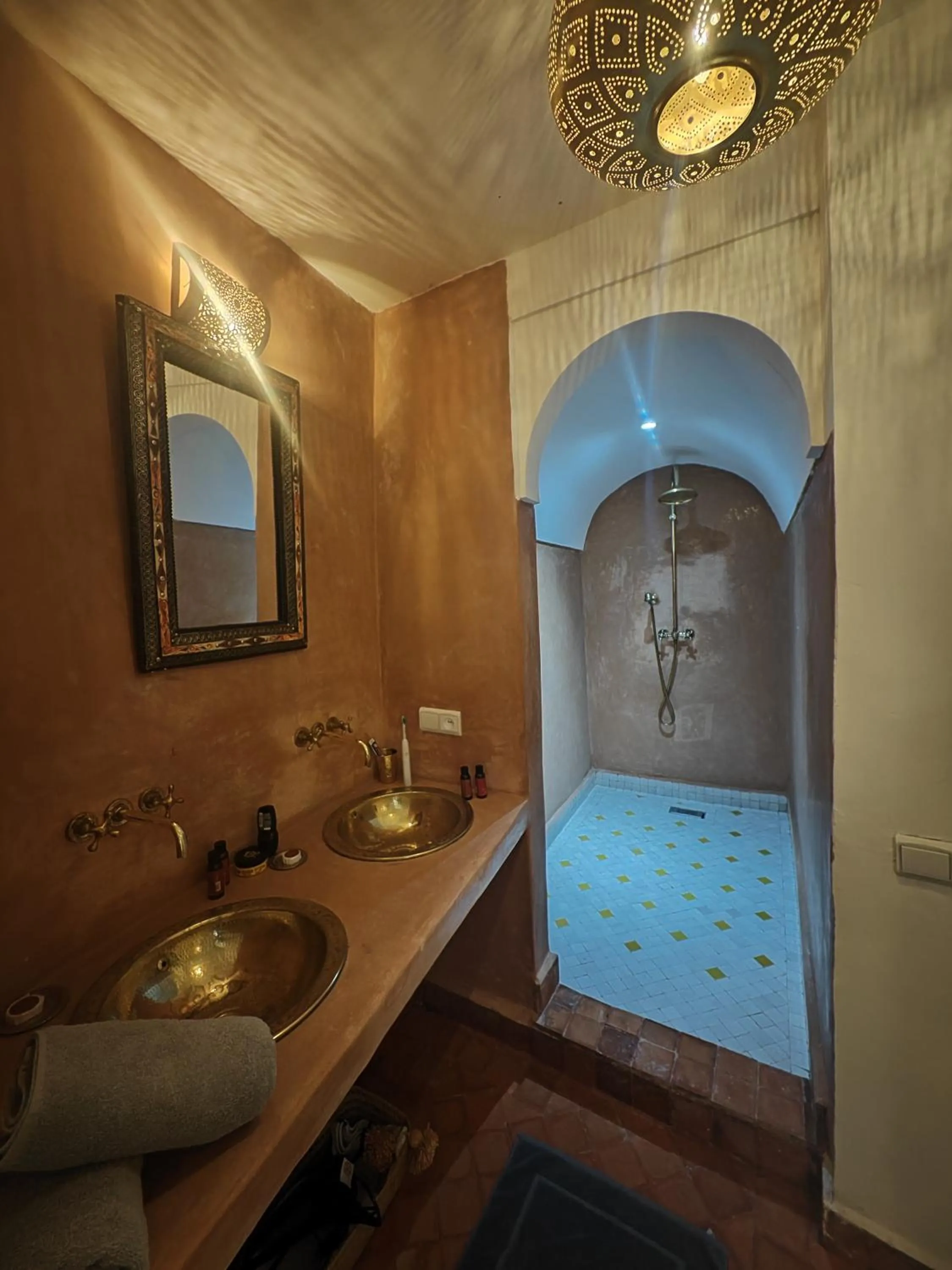 Bathroom in Riad Villa Berna under Swiss Management