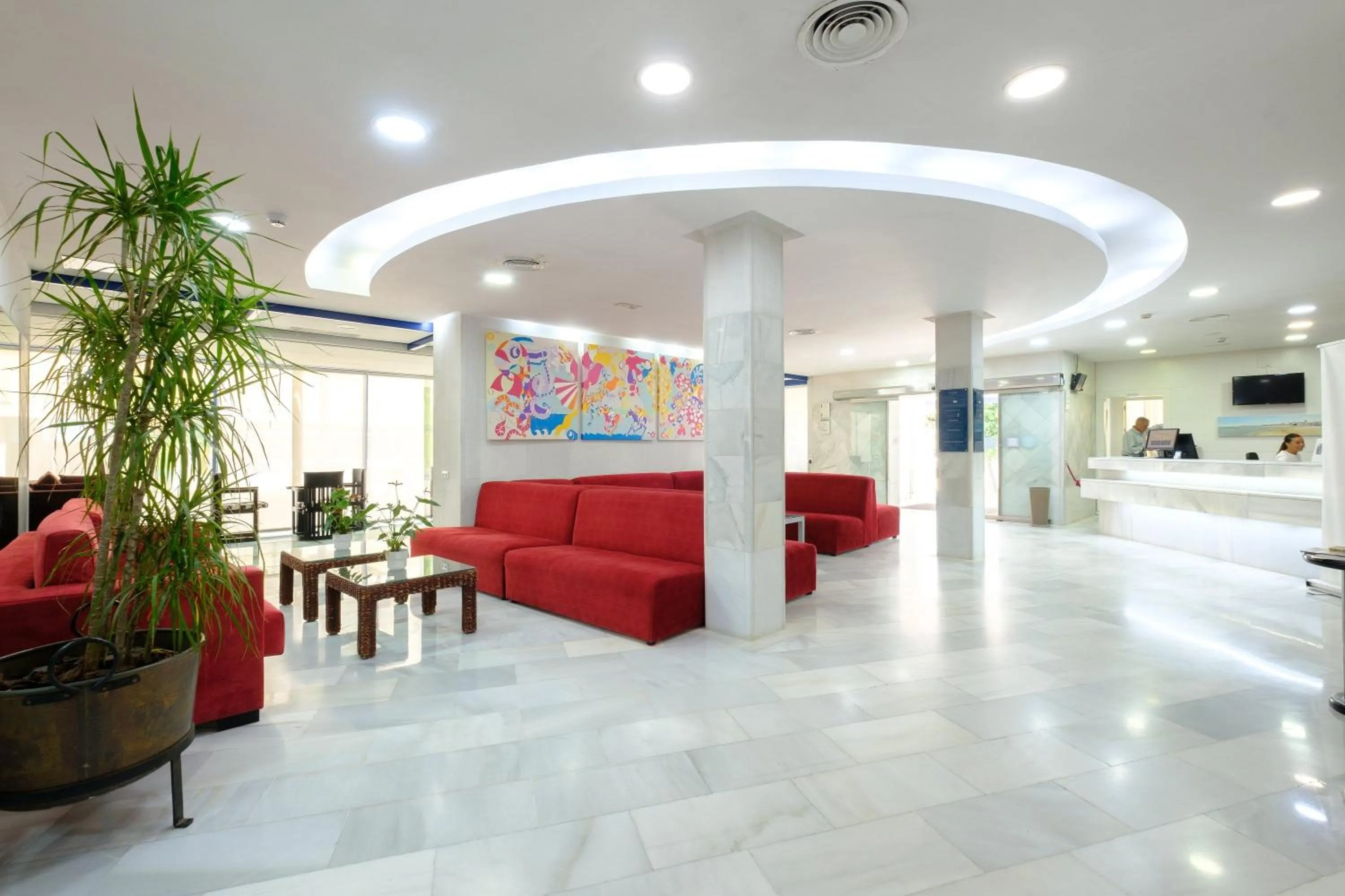 Lobby or reception in Hotel Guadalquivir
