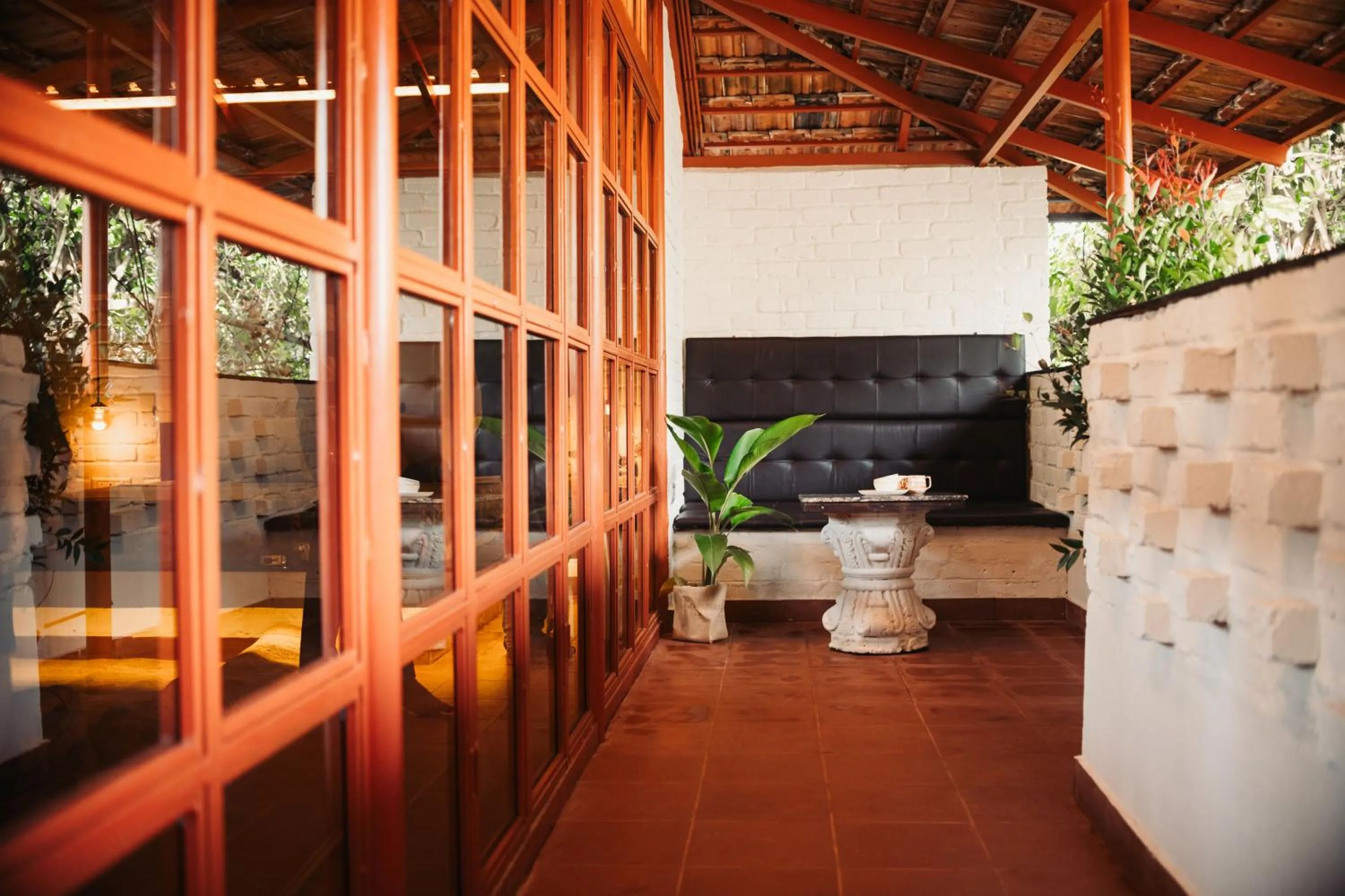 Patio in Boho's Hotel