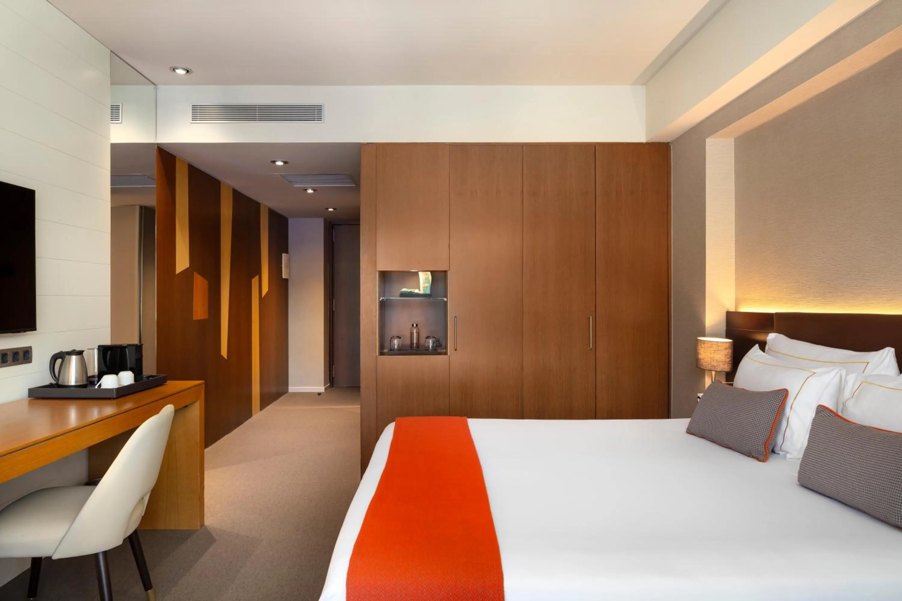 Bed in The Artist Grand Hotel of Art