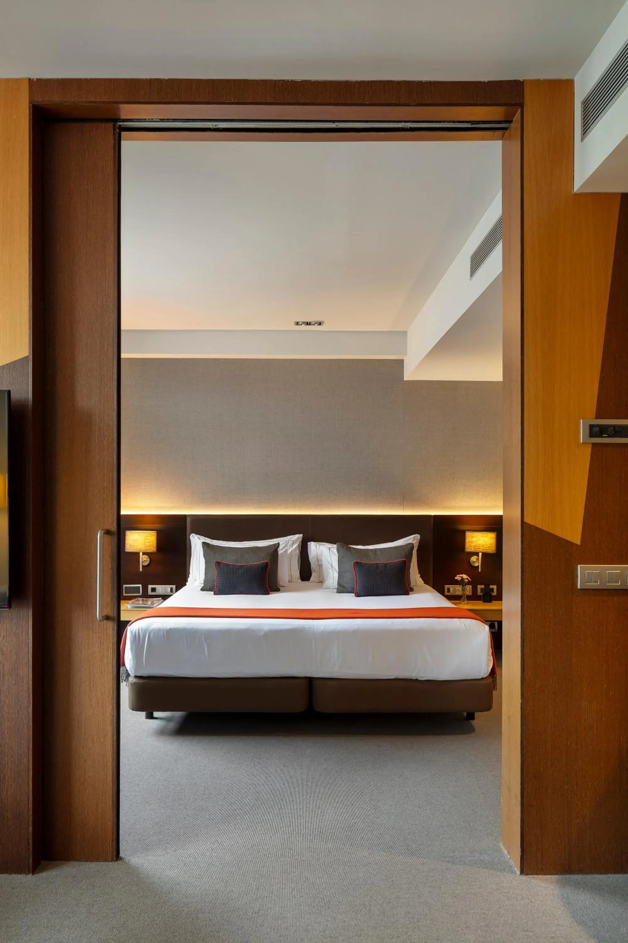 Bed in The Artist Grand Hotel of Art