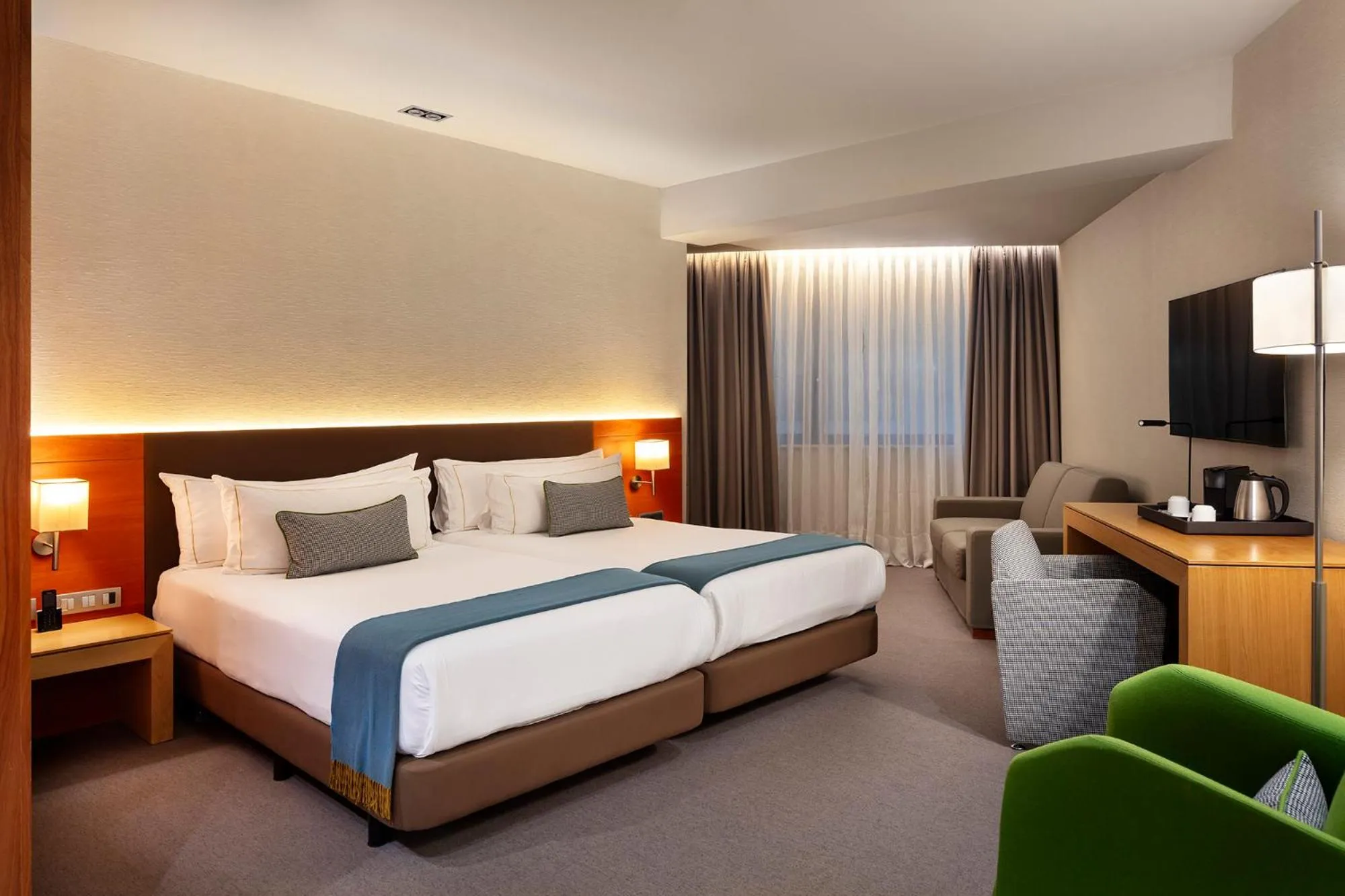 Bed in The Artist Grand Hotel of Art