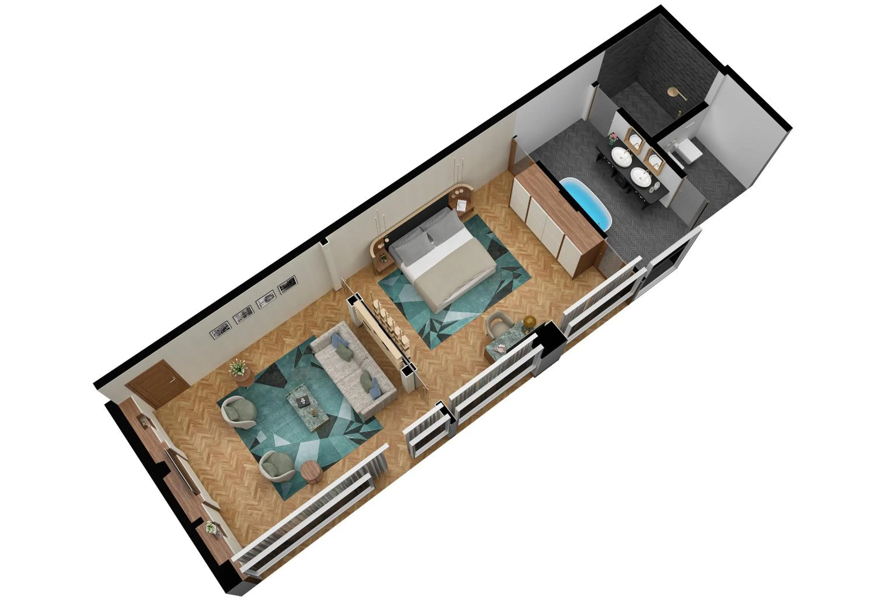 Floor plan in Casa Baglioni Milan - The Leading Hotels of the World