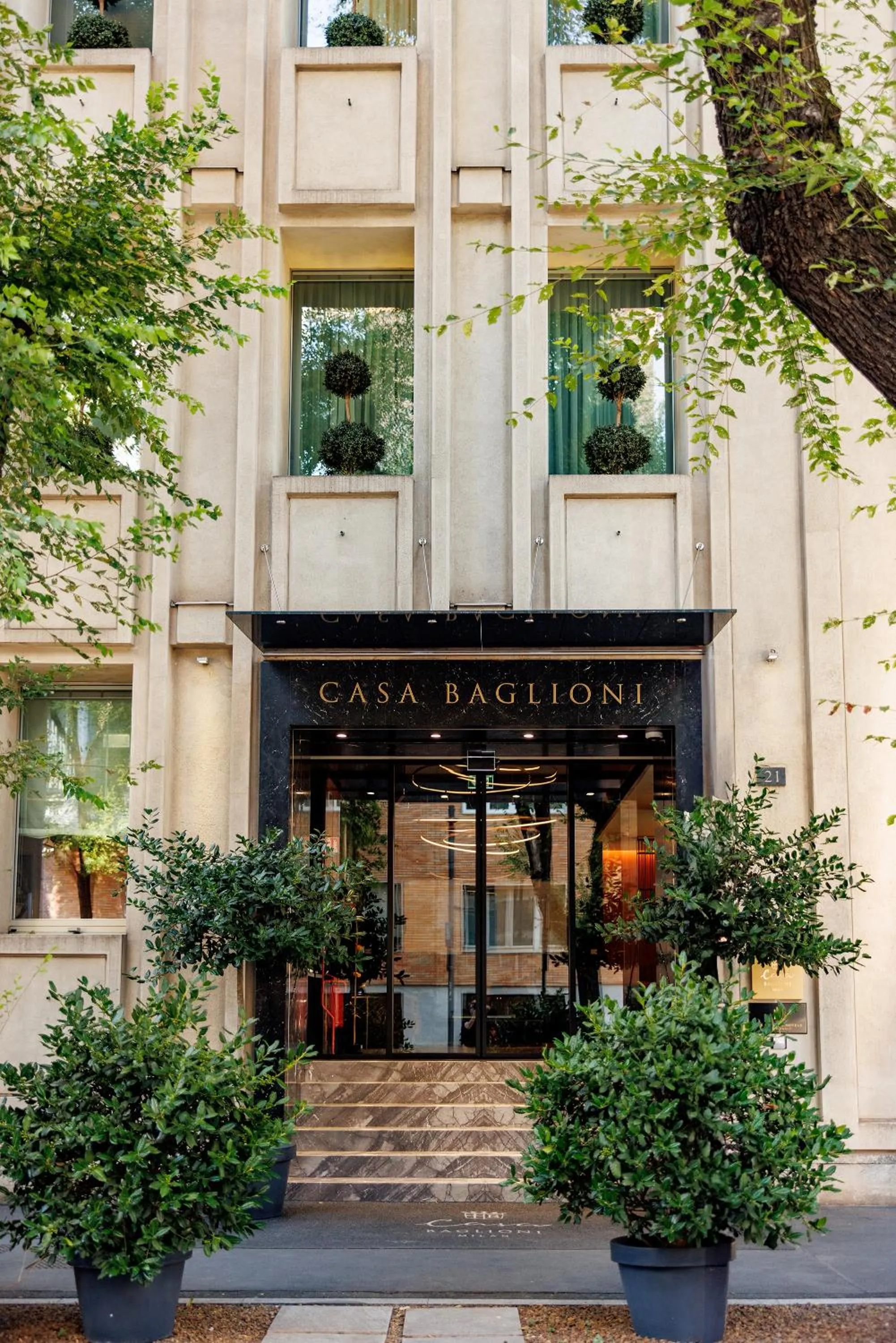 Property building in Casa Baglioni Milan - The Leading Hotels of the World
