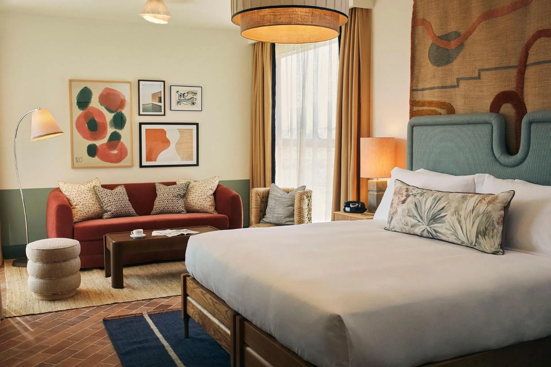 Bedroom, Bed in The Hoxton, Poblenou