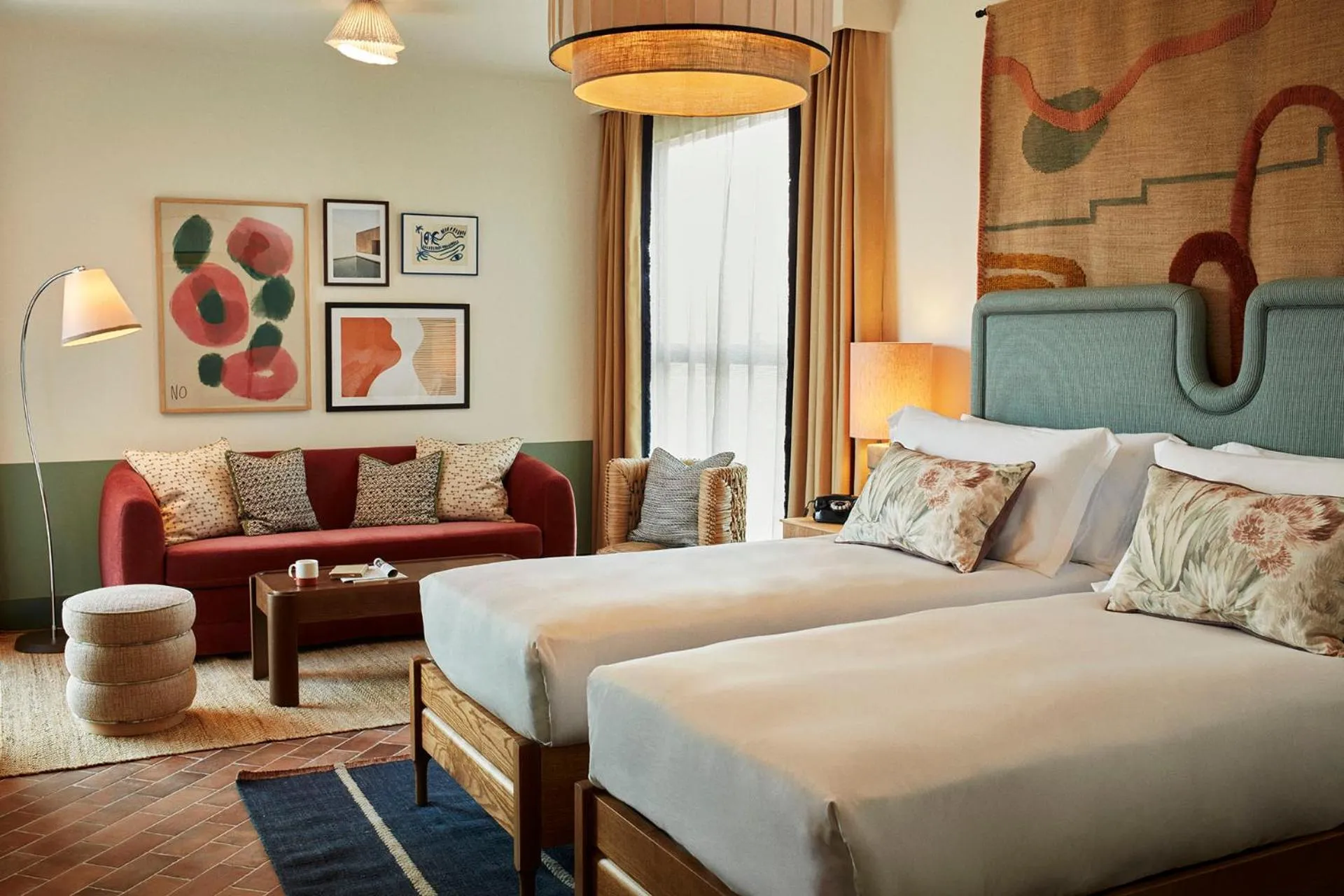 Bedroom, Bed in The Hoxton, Poblenou