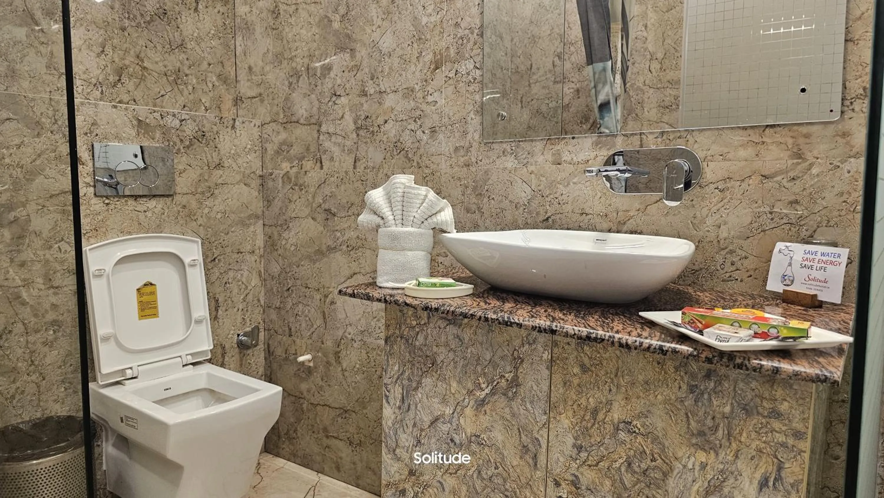 Shower in SOLITUDE, The Boutique Hotel- Premium & Corporate Friendly