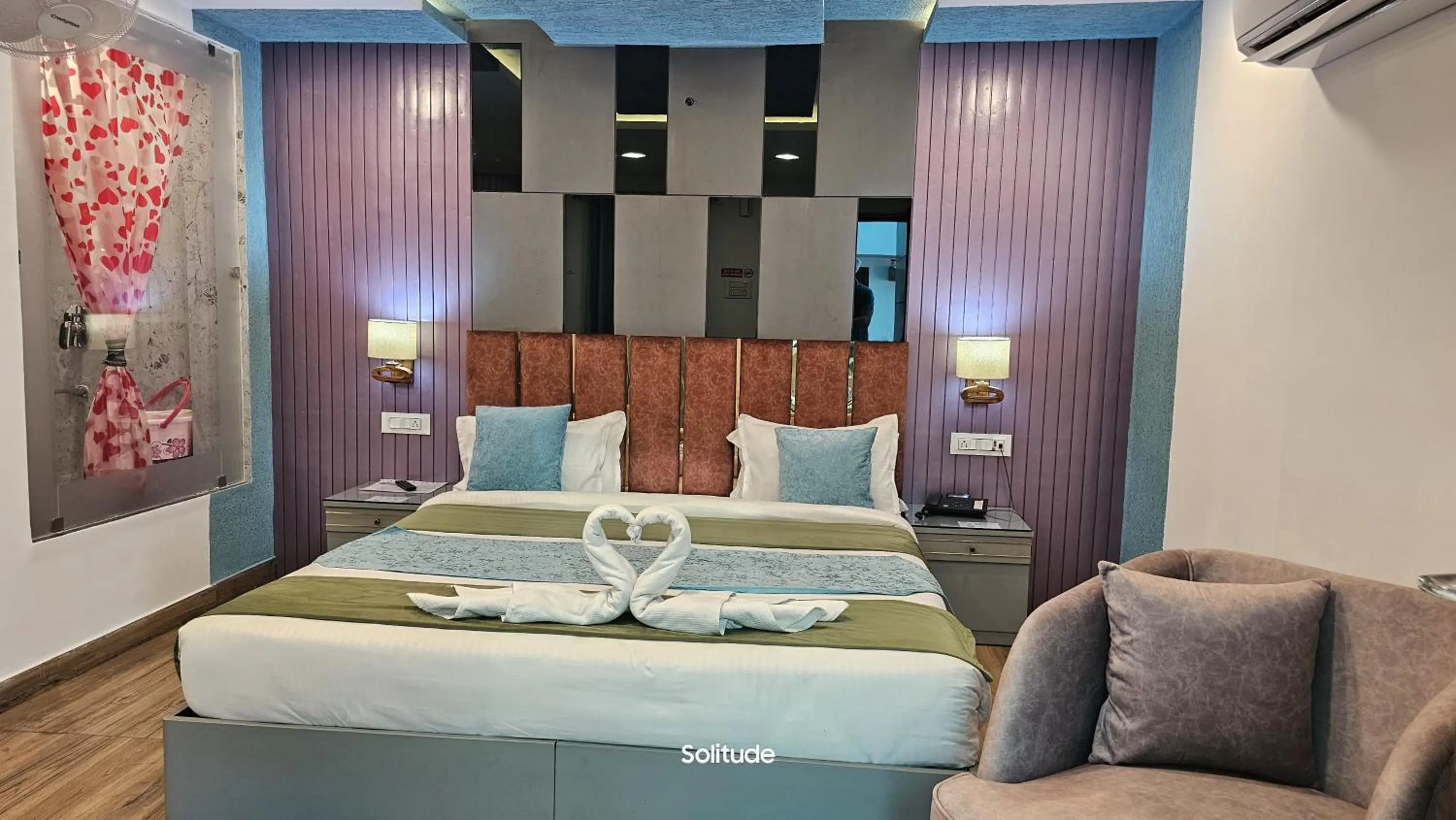 Bed in SOLITUDE, The Boutique Hotel- Premium & Corporate Friendly